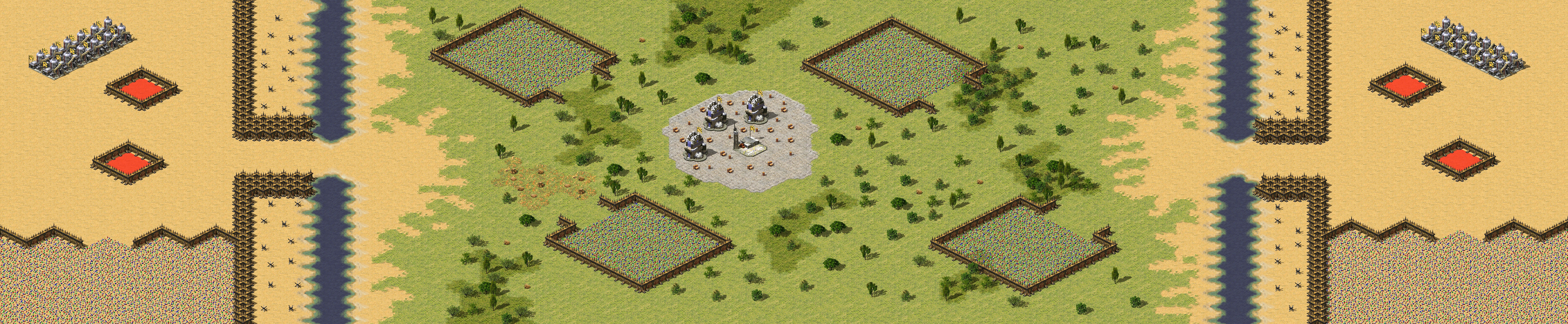Rendered map: Twin Beaches