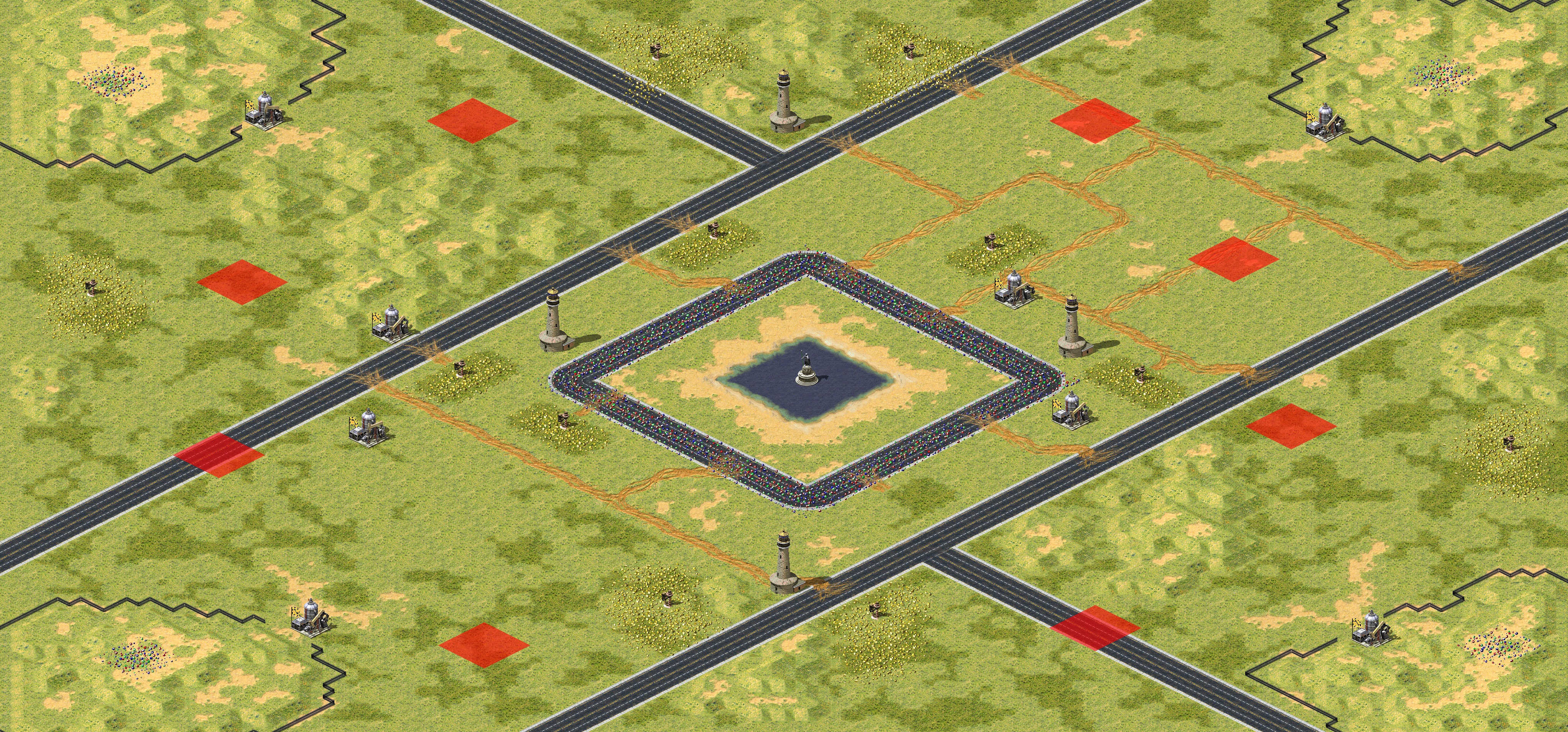 Rendered map: Cold War