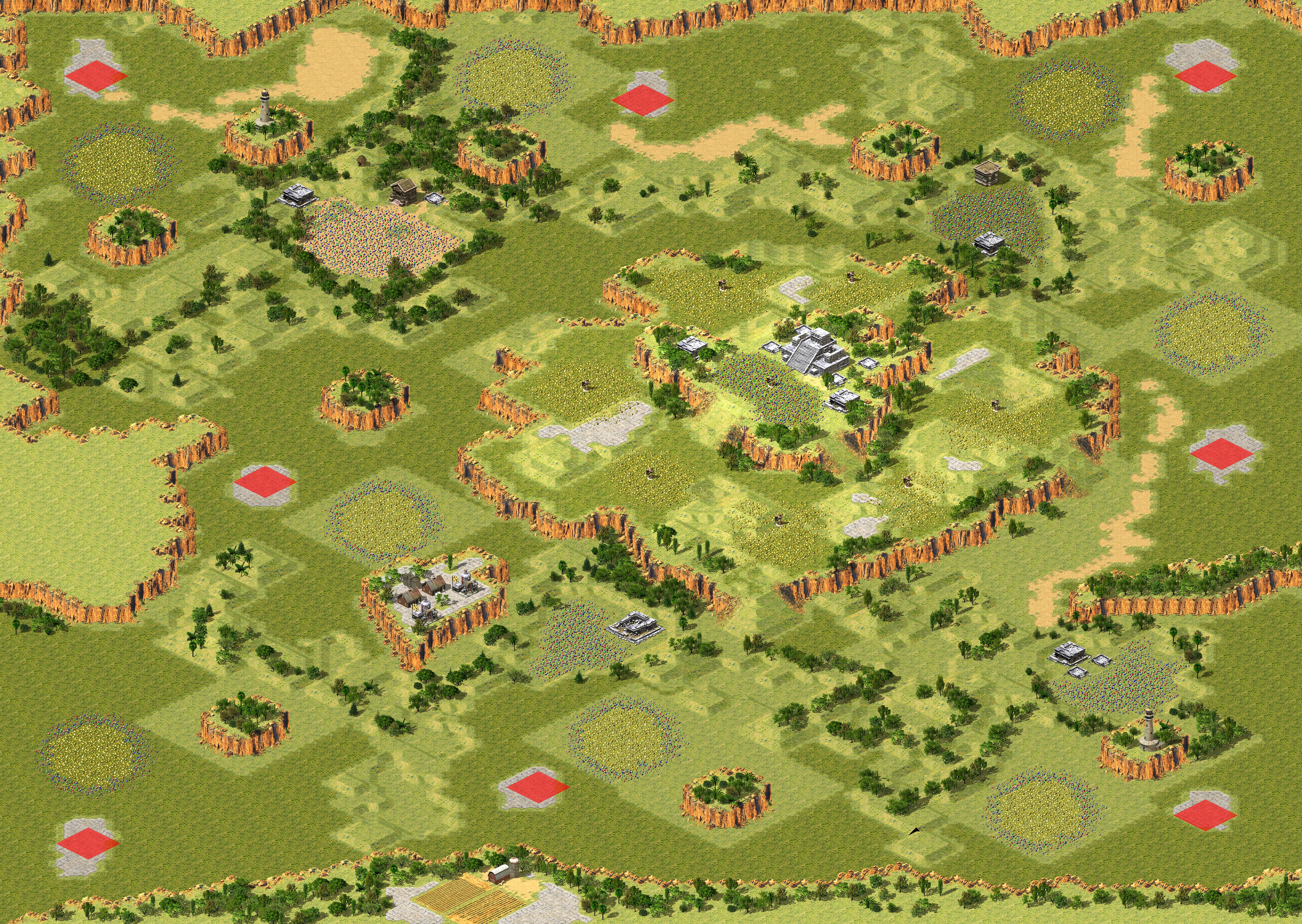 Rendered map: S-Lost Land