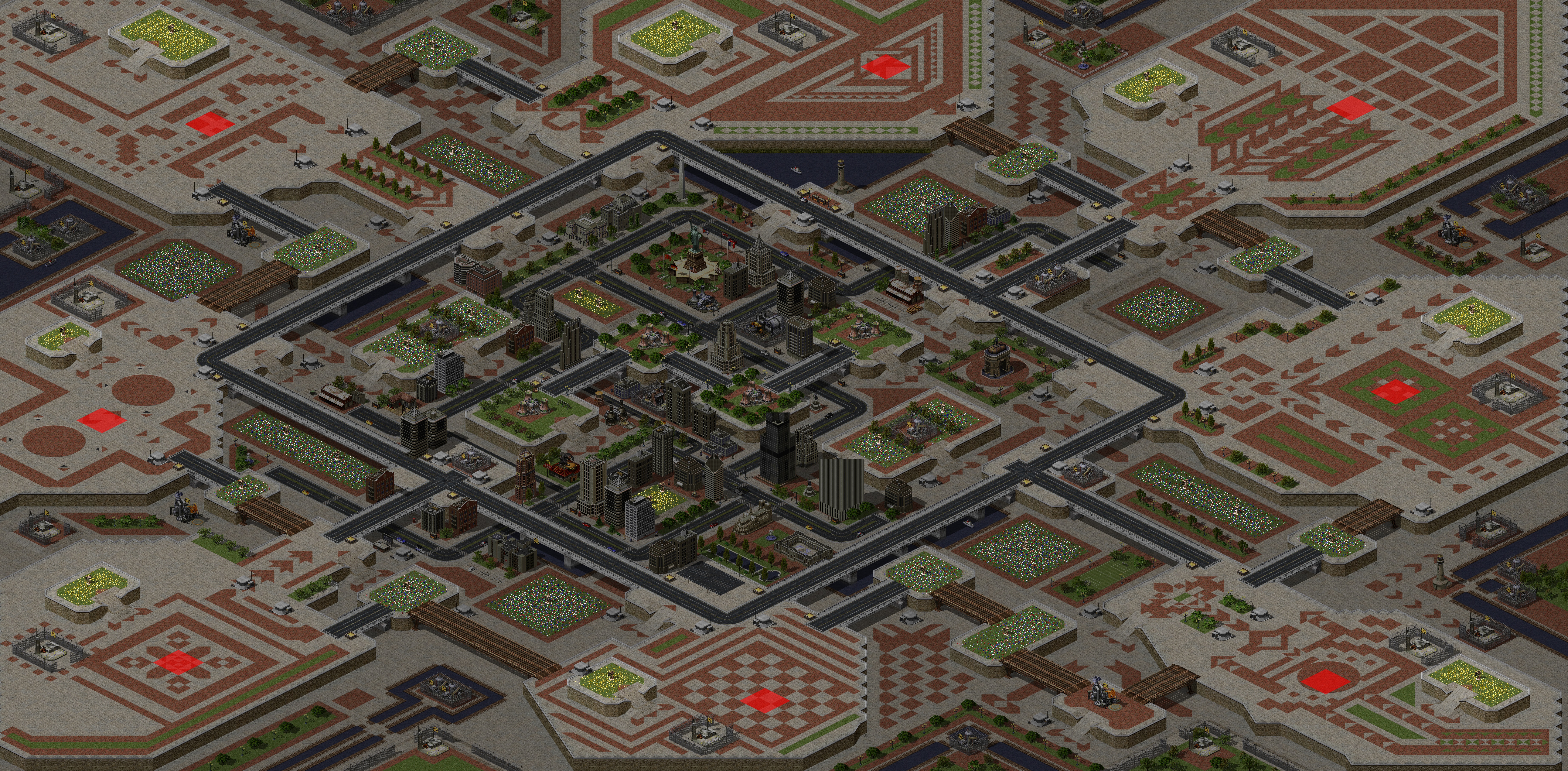 Rendered map: S Dark Descent City
