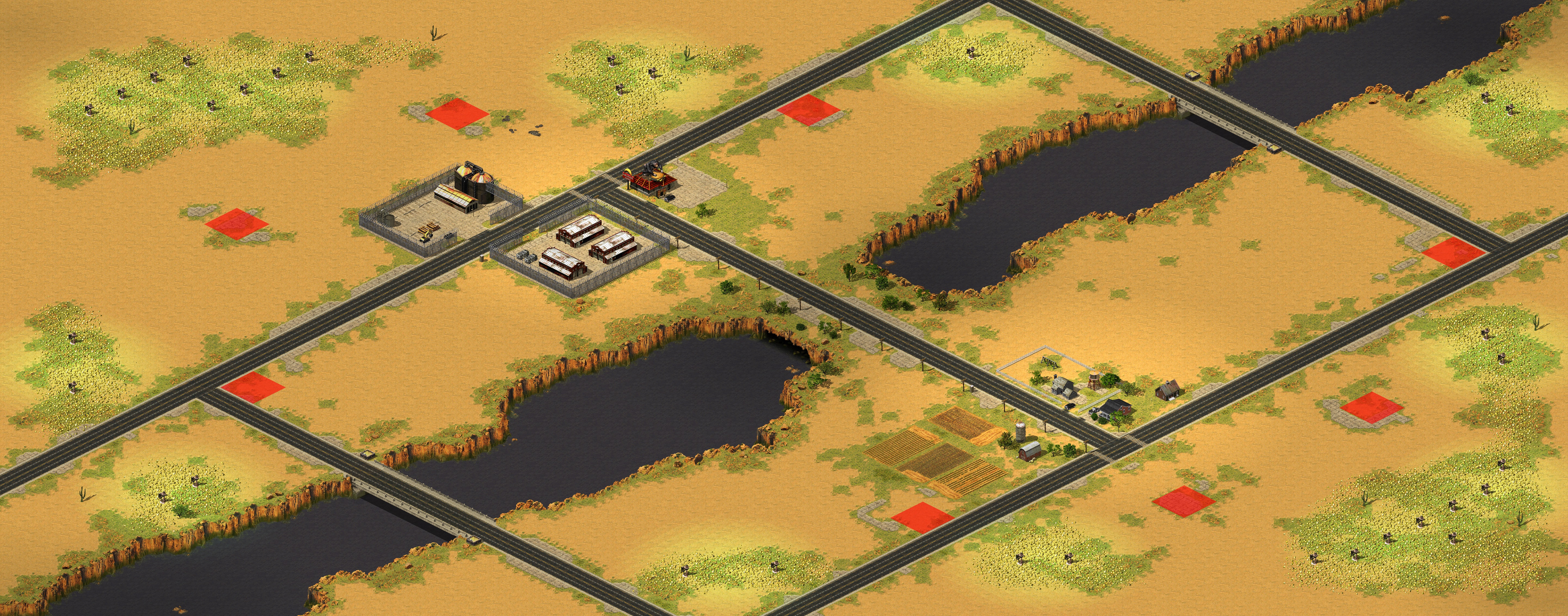 Rendered map: Creek Village