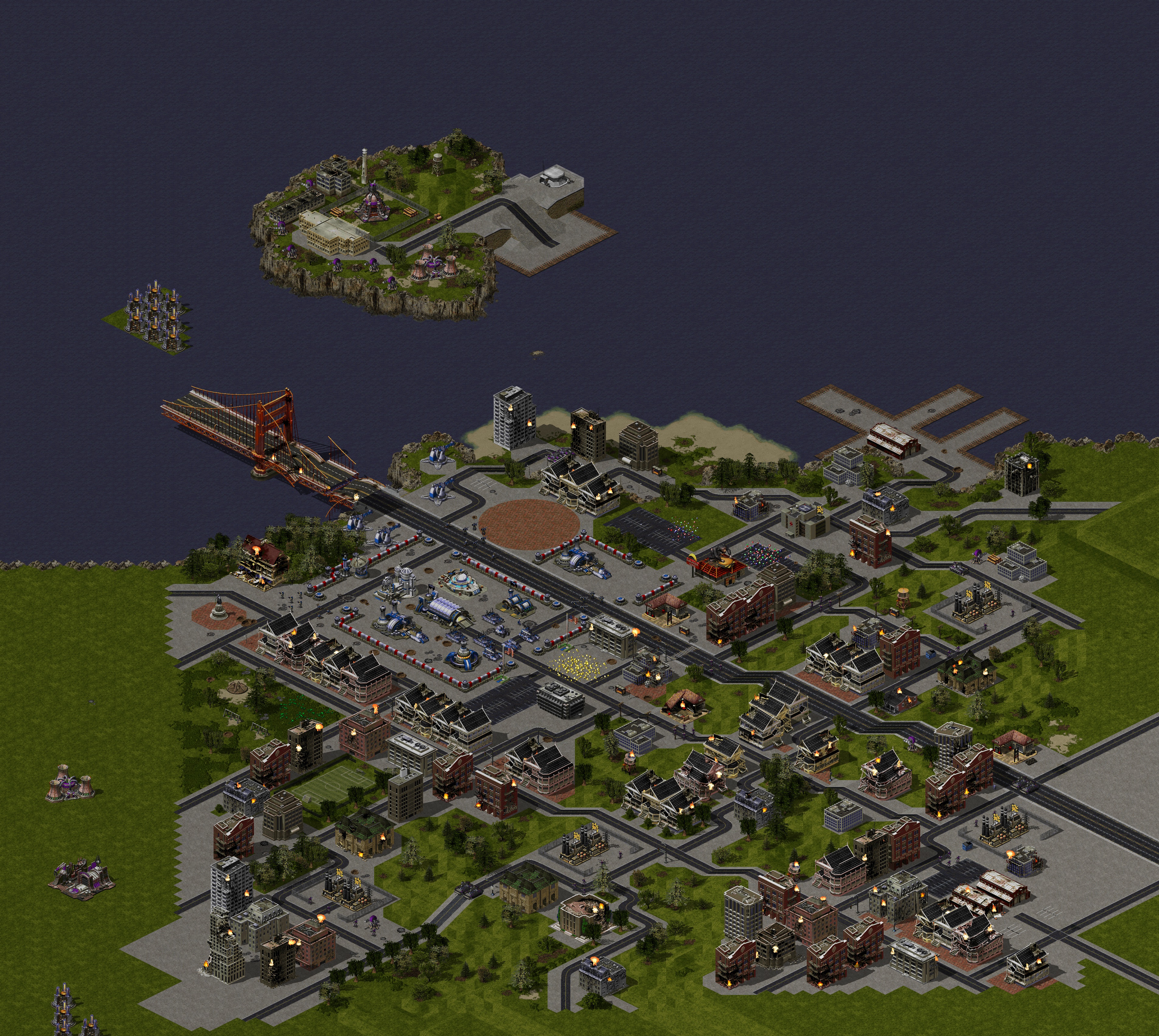Rendered map: Allied Mission 1: Time Lapse