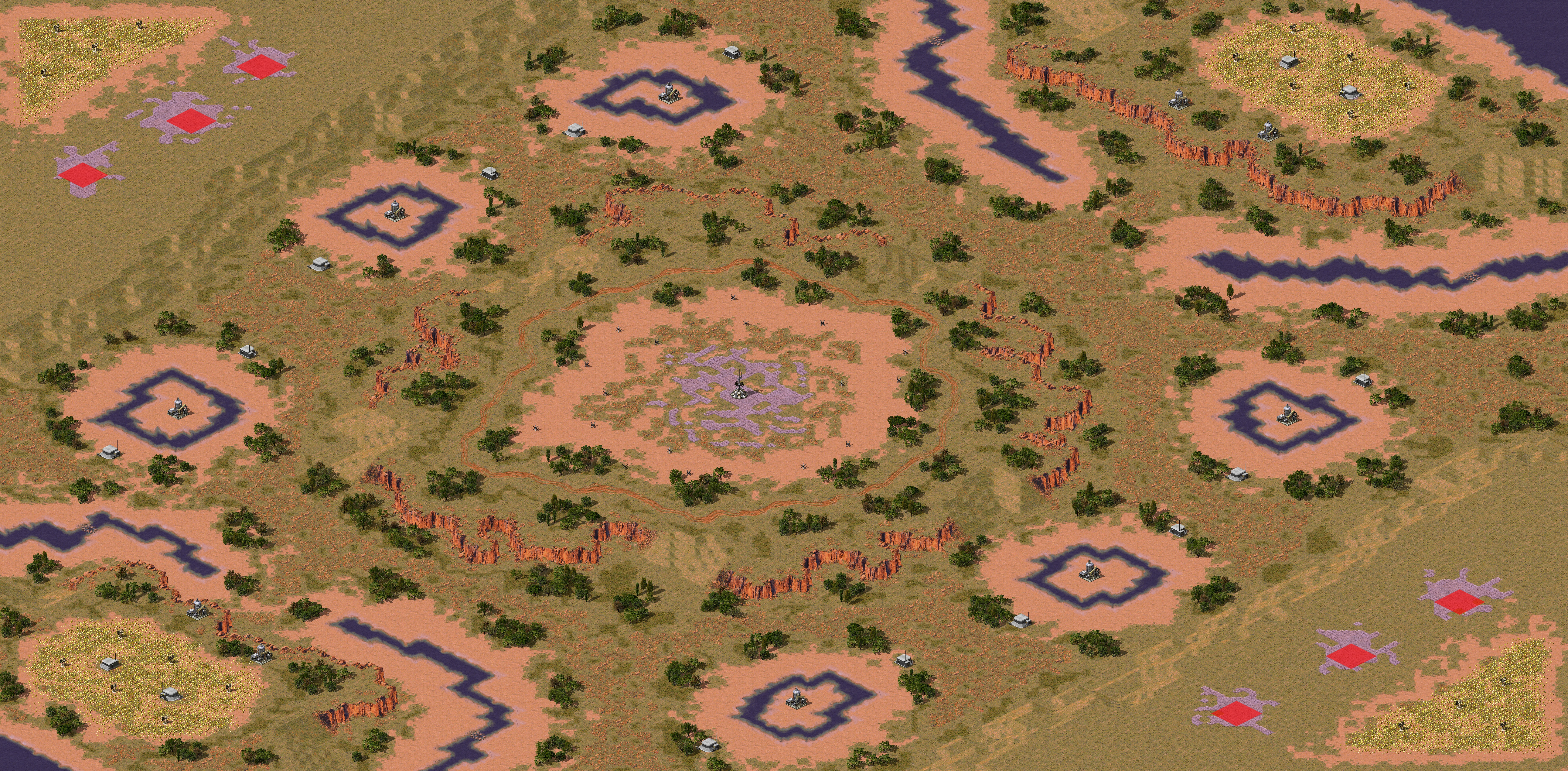 Rendered map: Mount Mirage