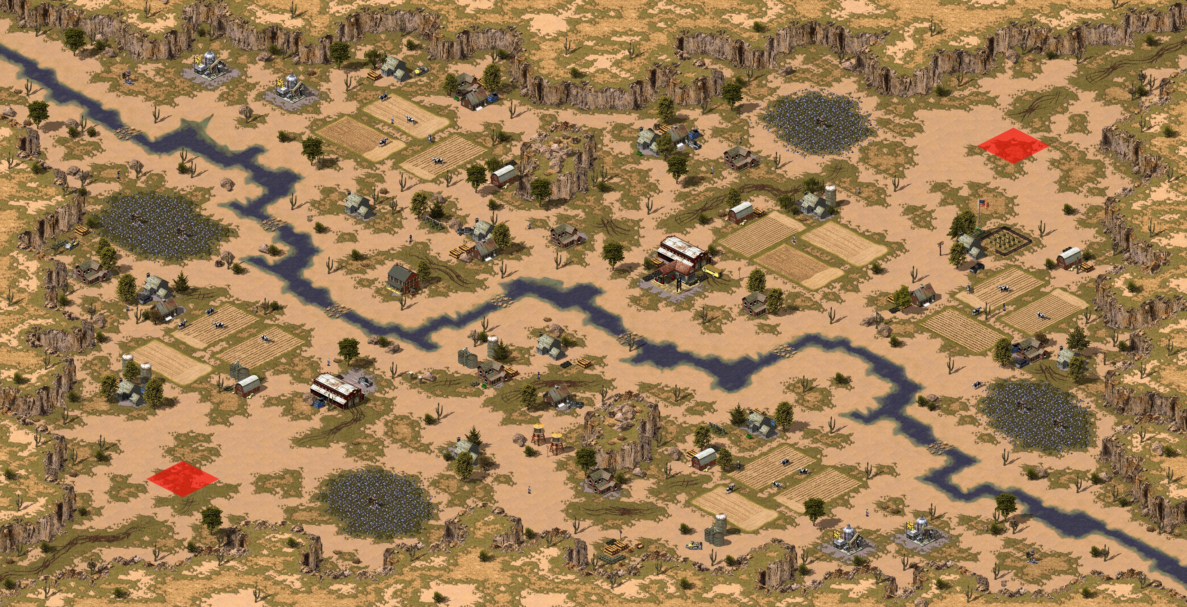 Rendered map: Dustbowl