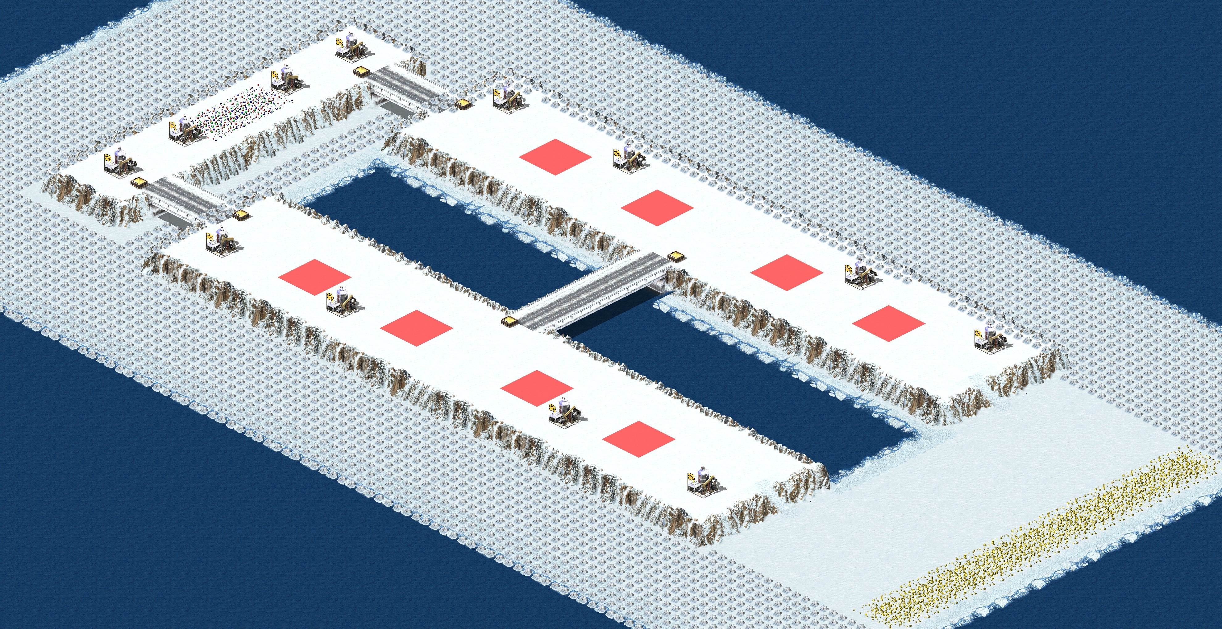 Rendered map: Snow Patch 4v4 Extended