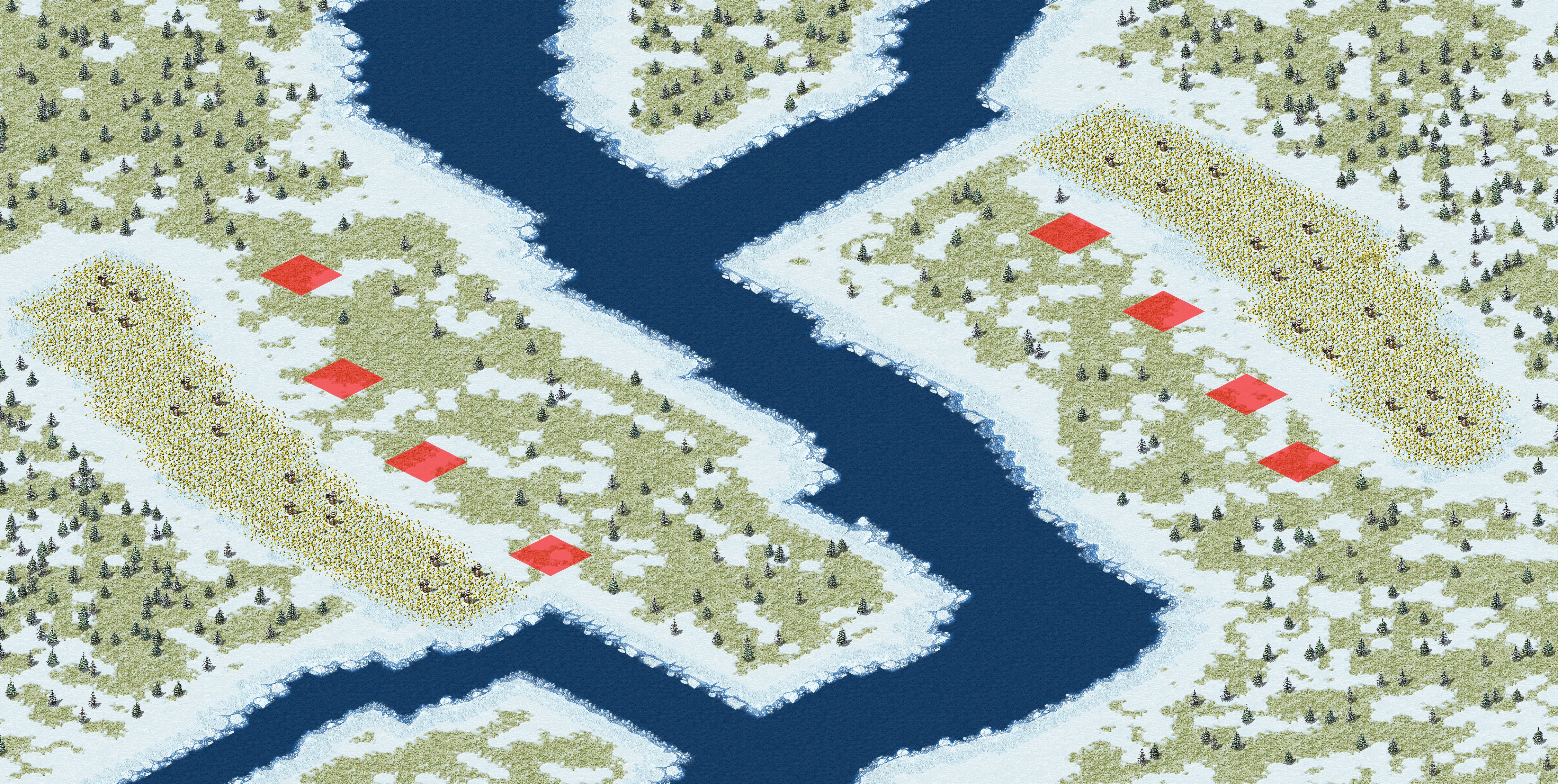 Rendered map: River Four Players (4v4)