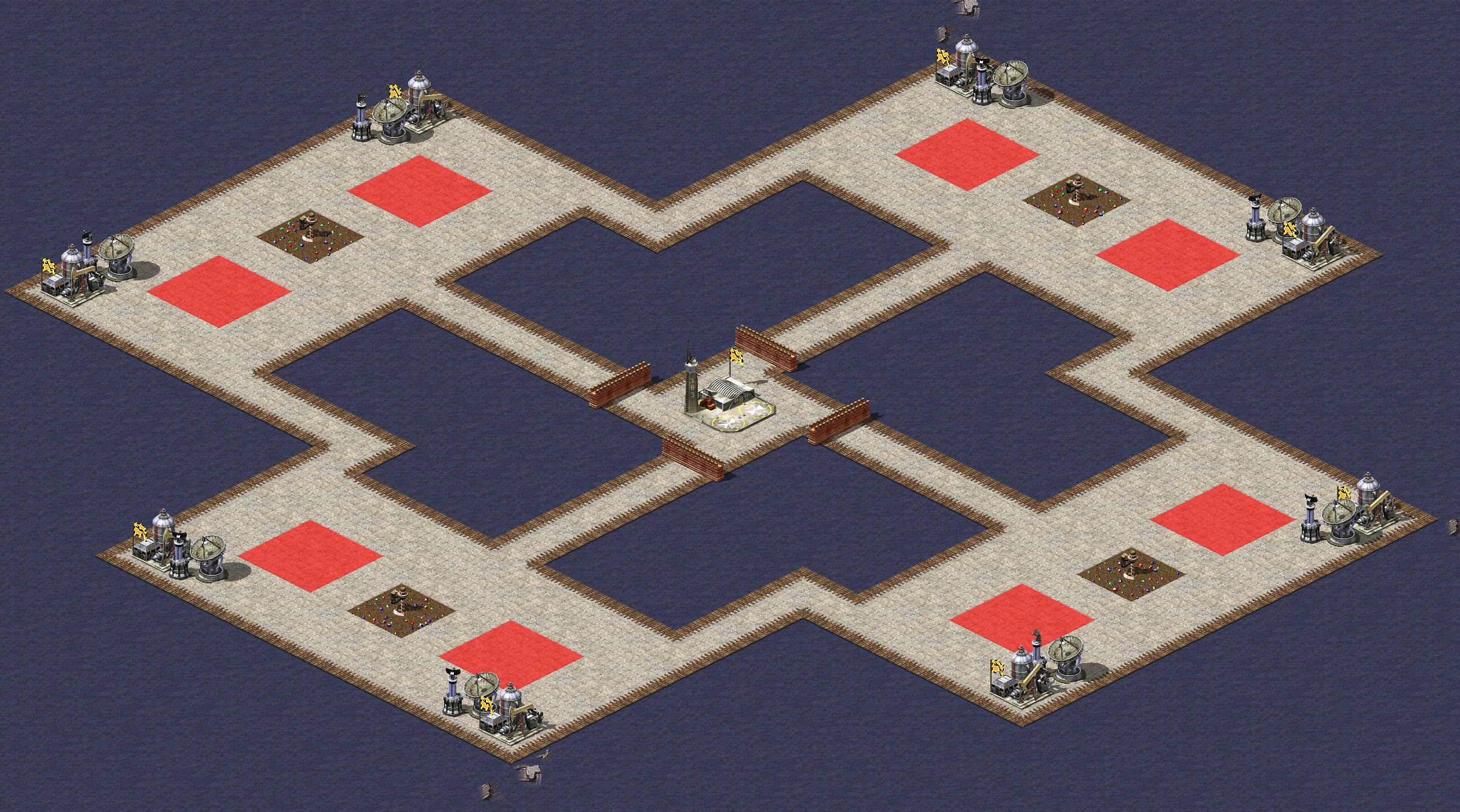 Rendered map: Small Peace of Island