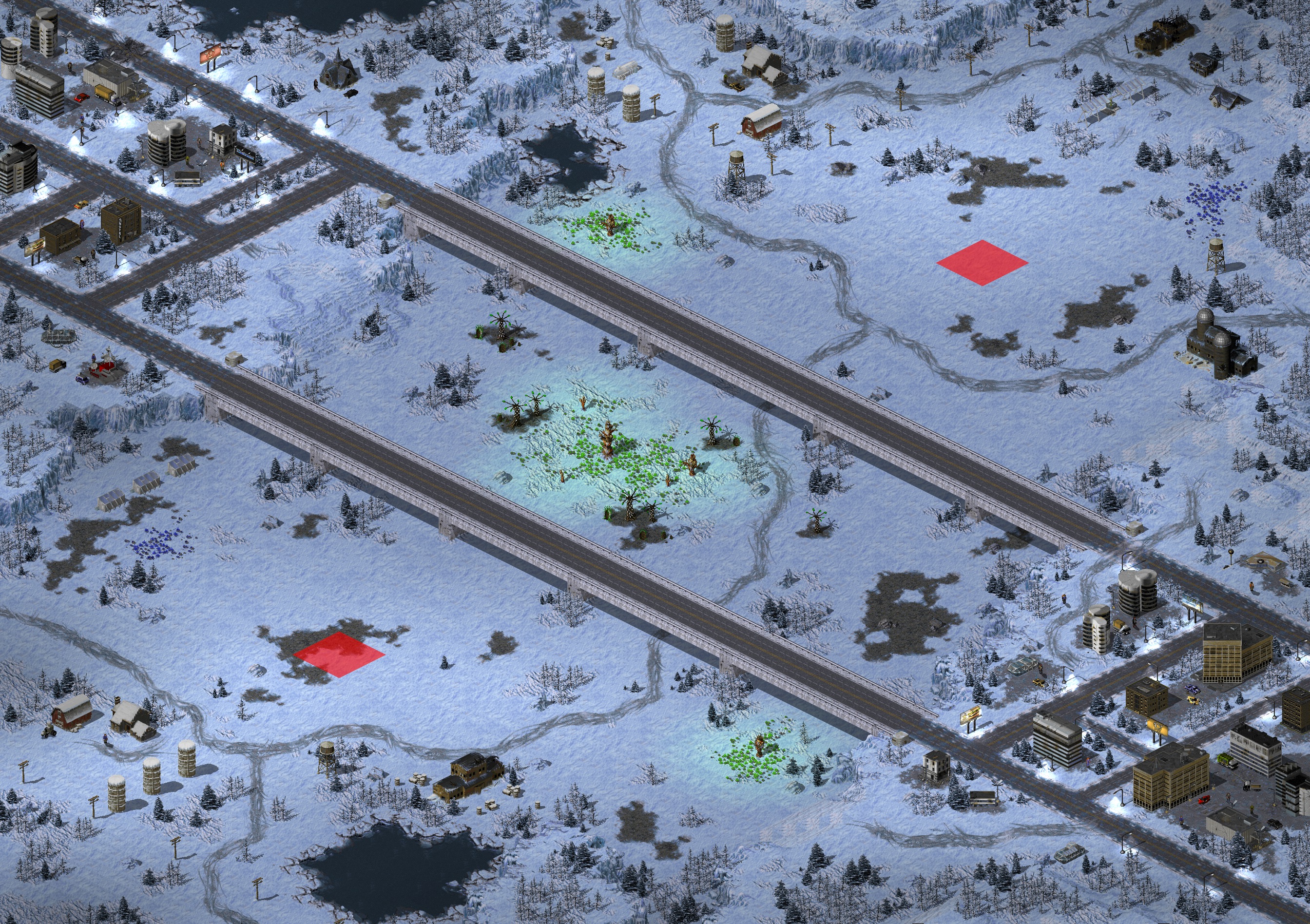 Rendered map: highway 42
