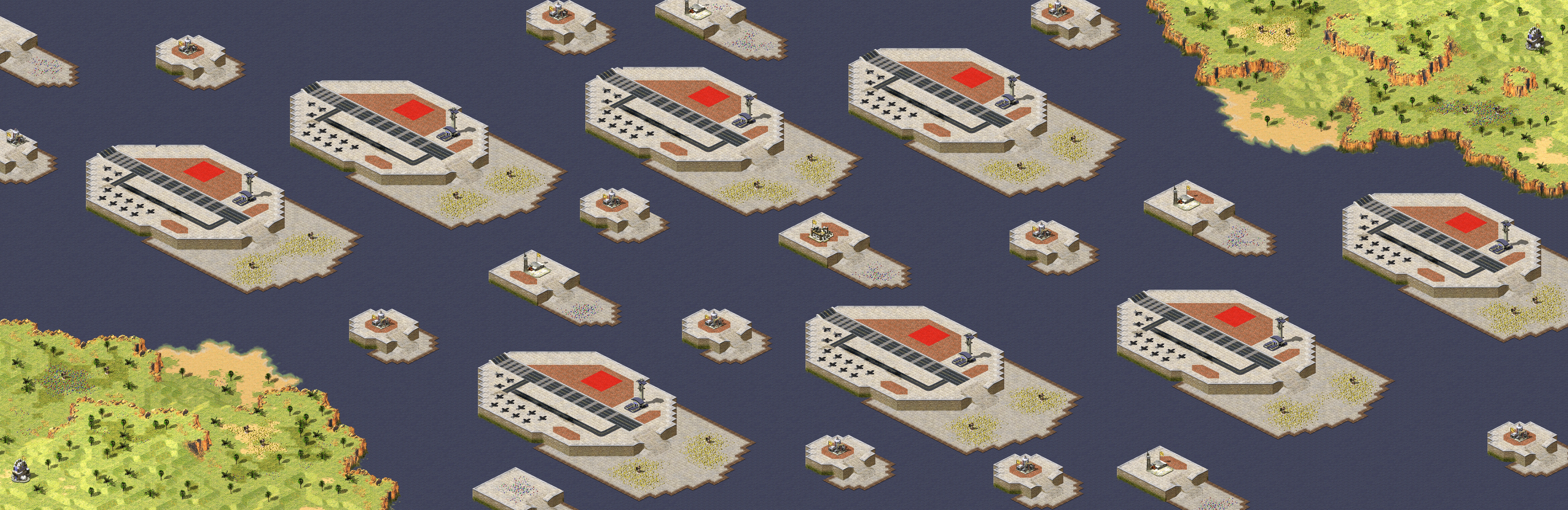 Rendered map: One Island Per Player Naval