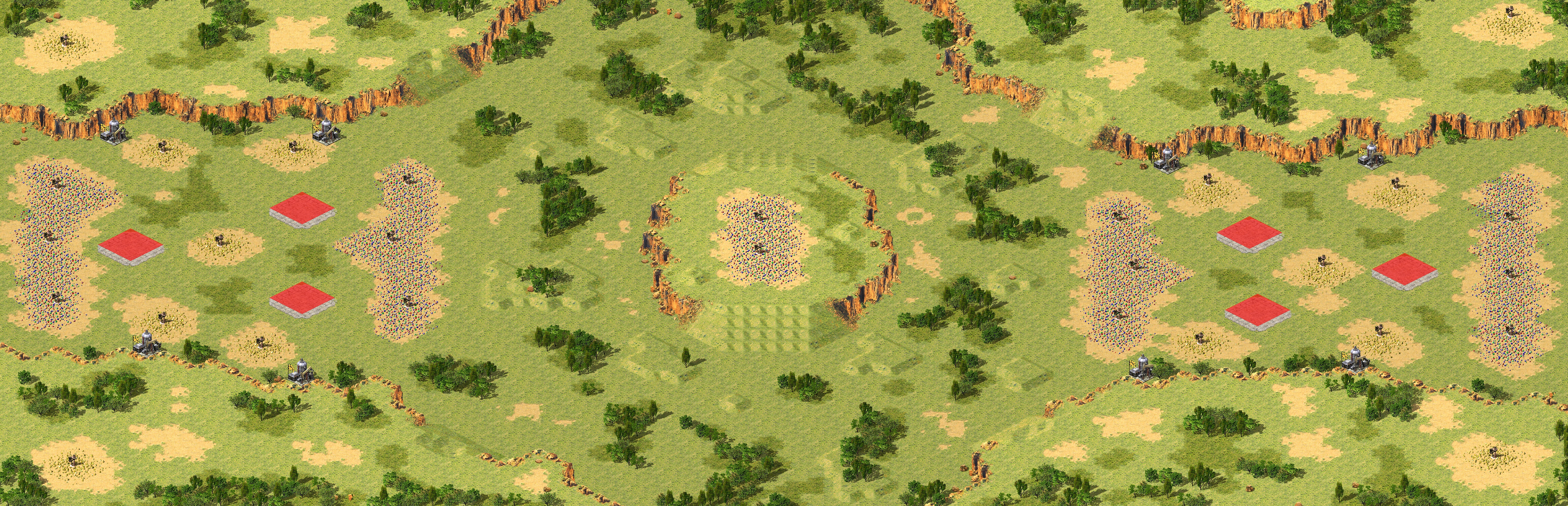 Rendered map: Buffed Attack & Defend (3v3)