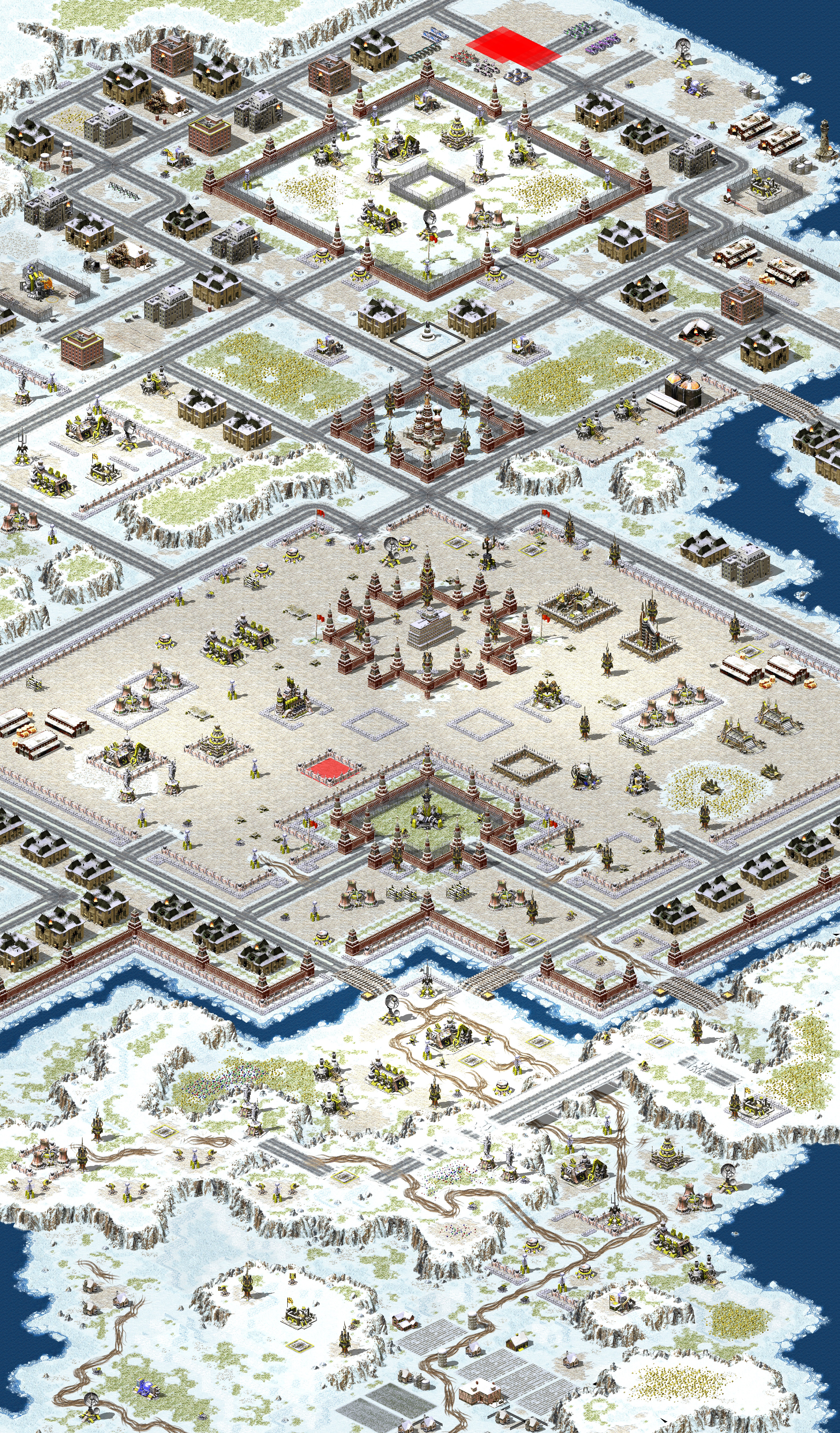 Rendered map: Moscow Strike