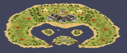 Rendered preview of Cresent Island