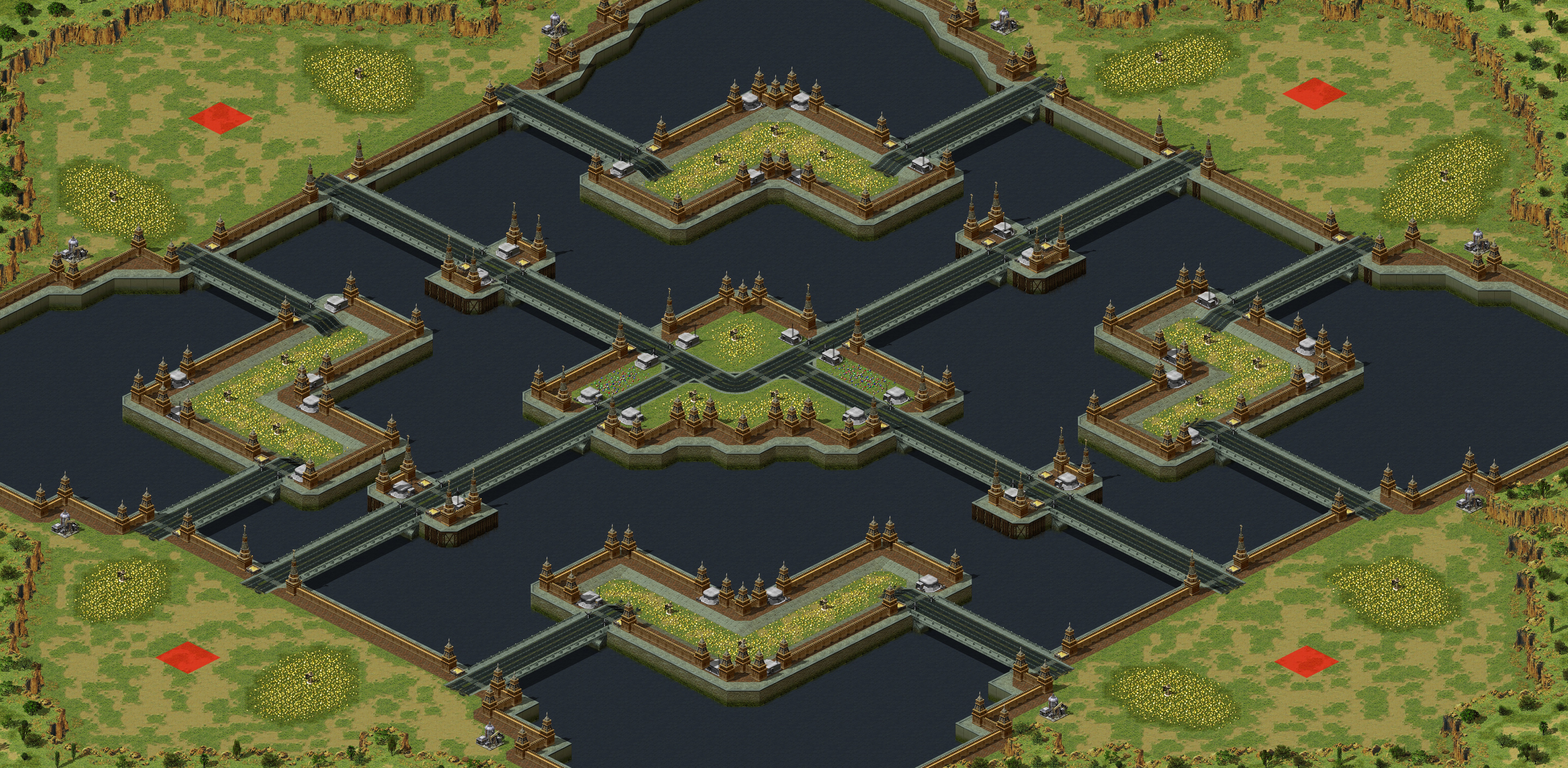 Rendered map: Fort Urban Square
