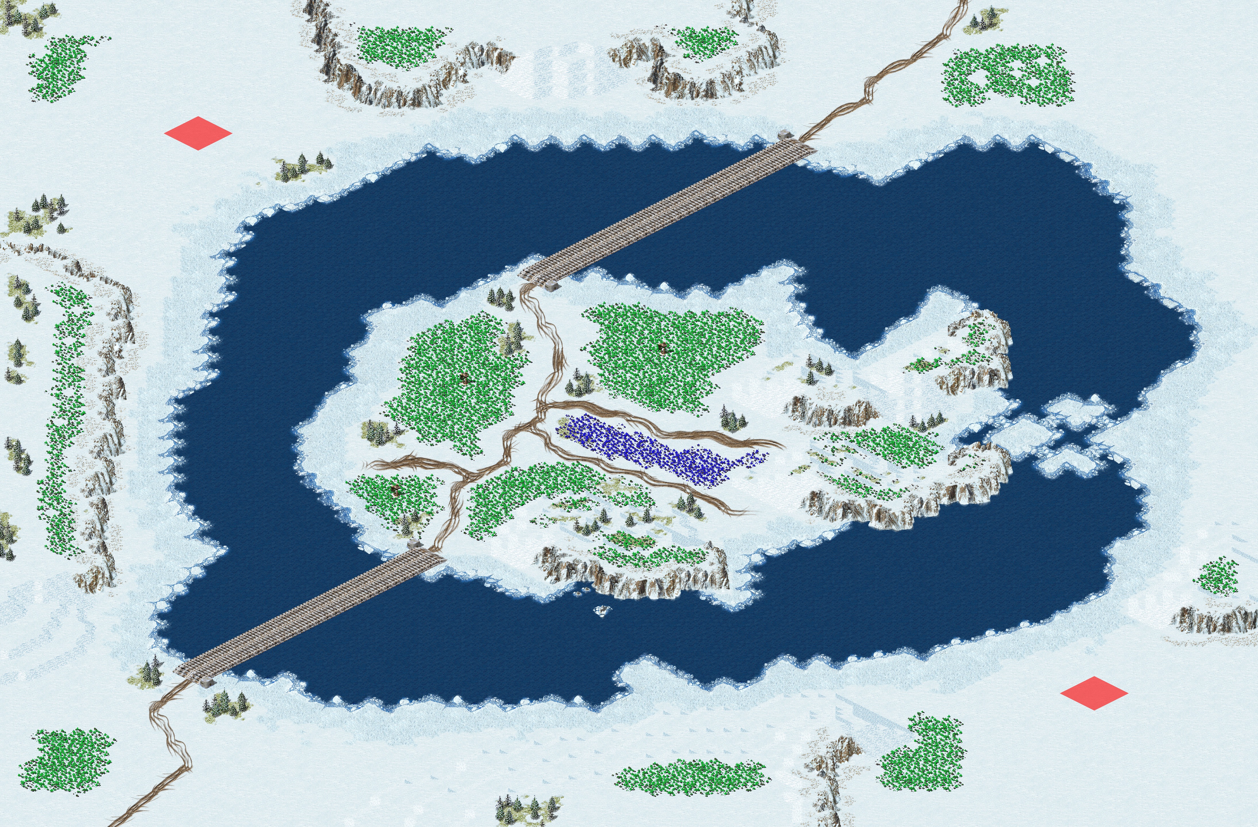 Rendered map: (2) Middle Mayhem