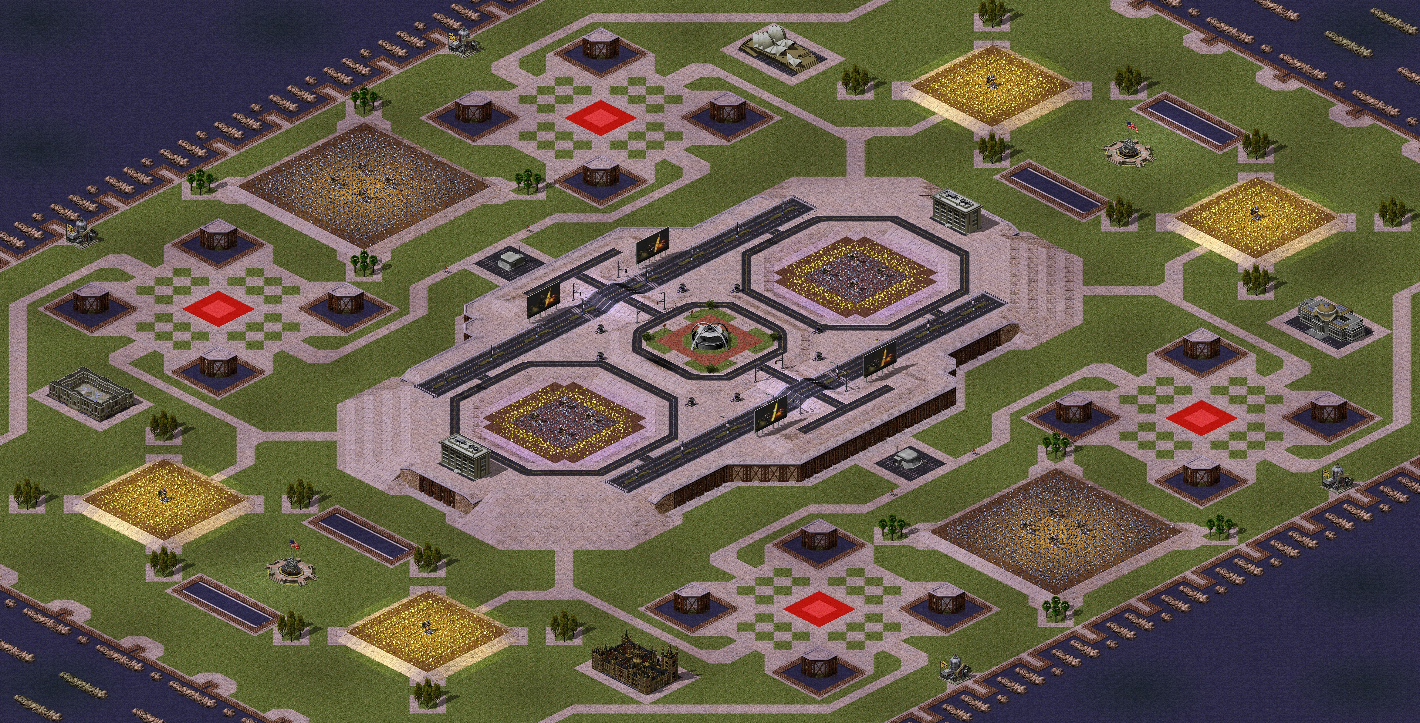 Rendered map: Tournament Tower Retro