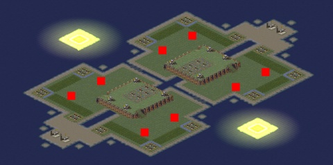 Rendered preview of Left vs Right (4v4)