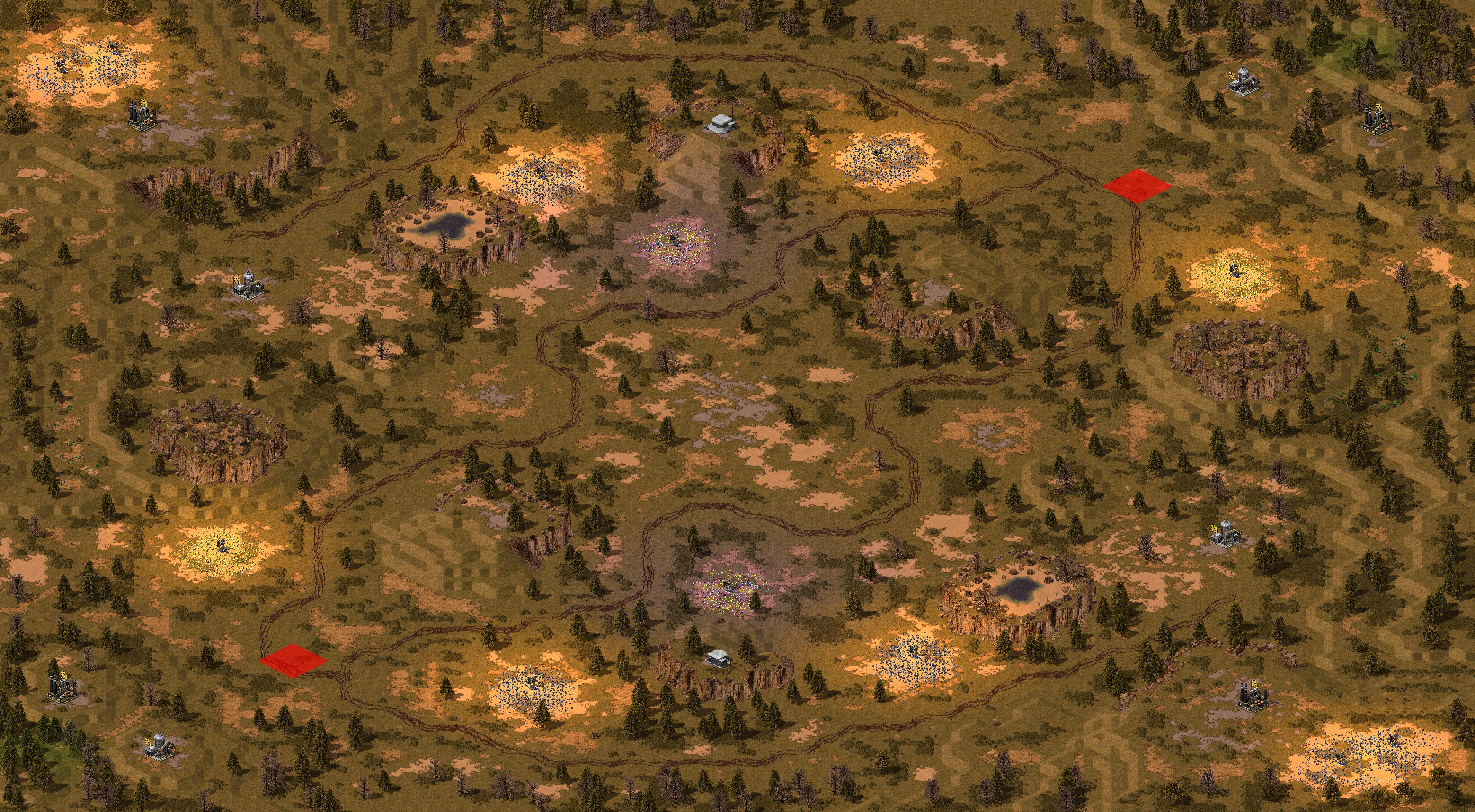 Rendered map: Sekigahara