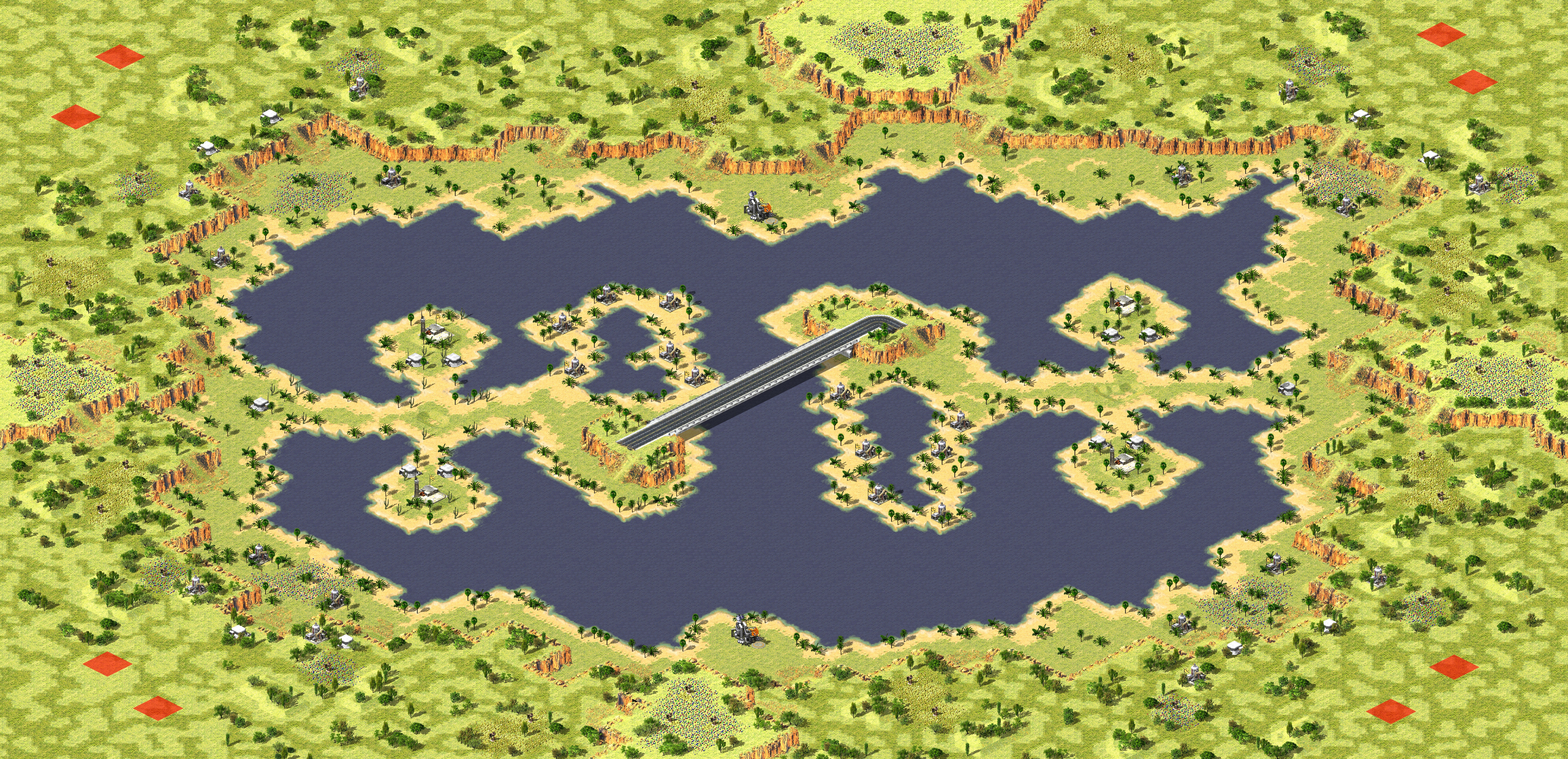 Rendered map: 007-Seven Army Clash