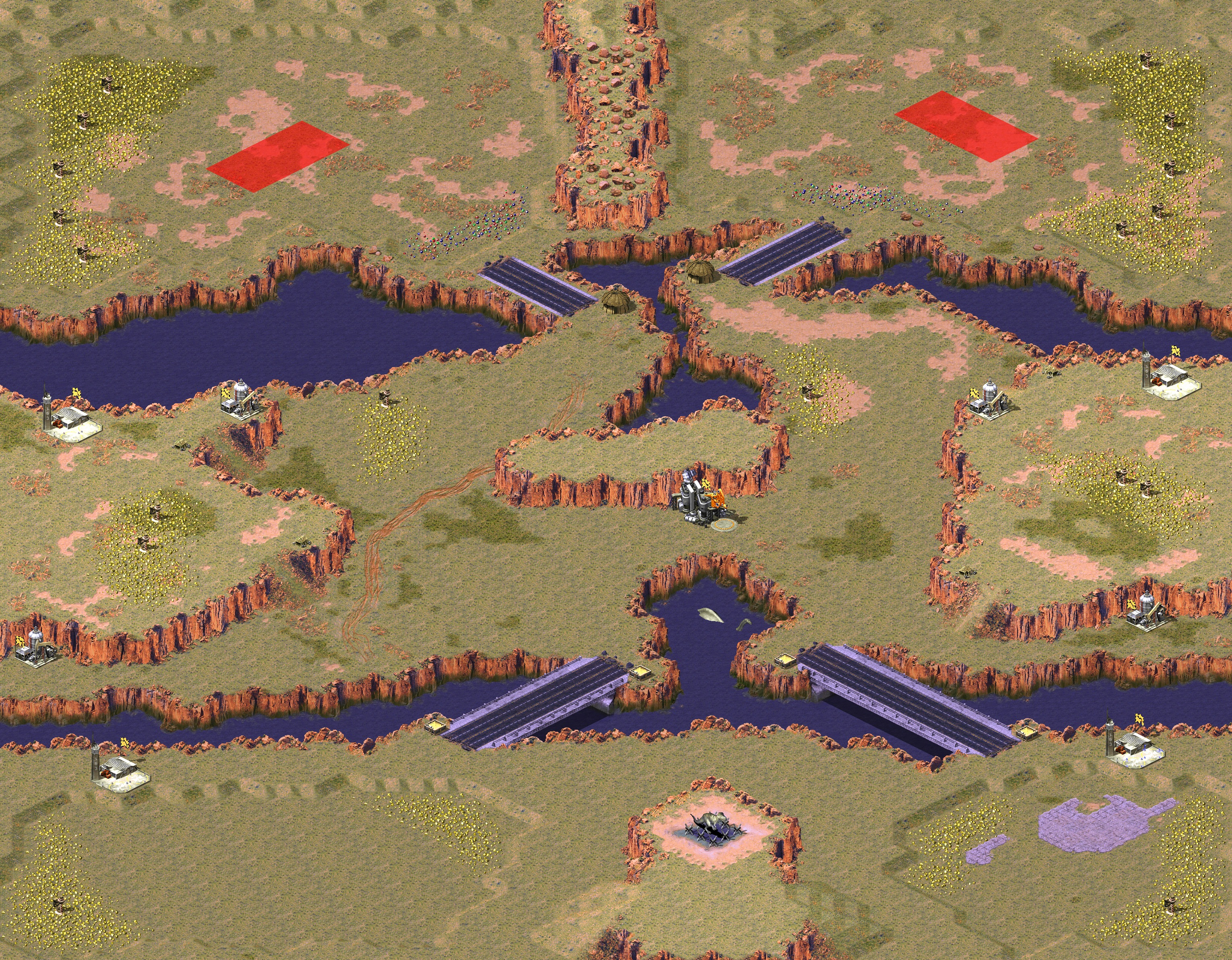 Rendered map: Golden Land