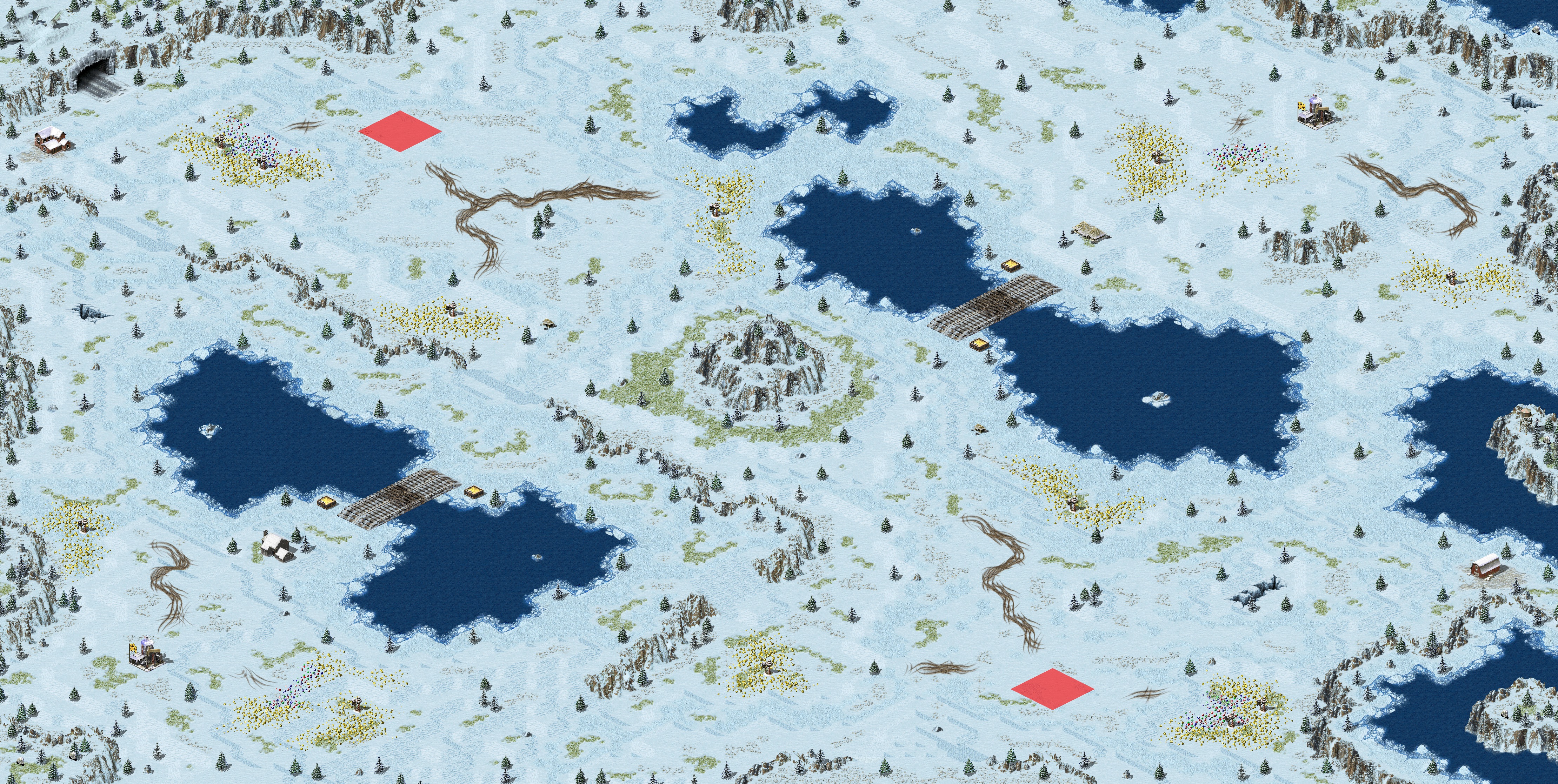 Rendered map: [2] Solstice At Poles