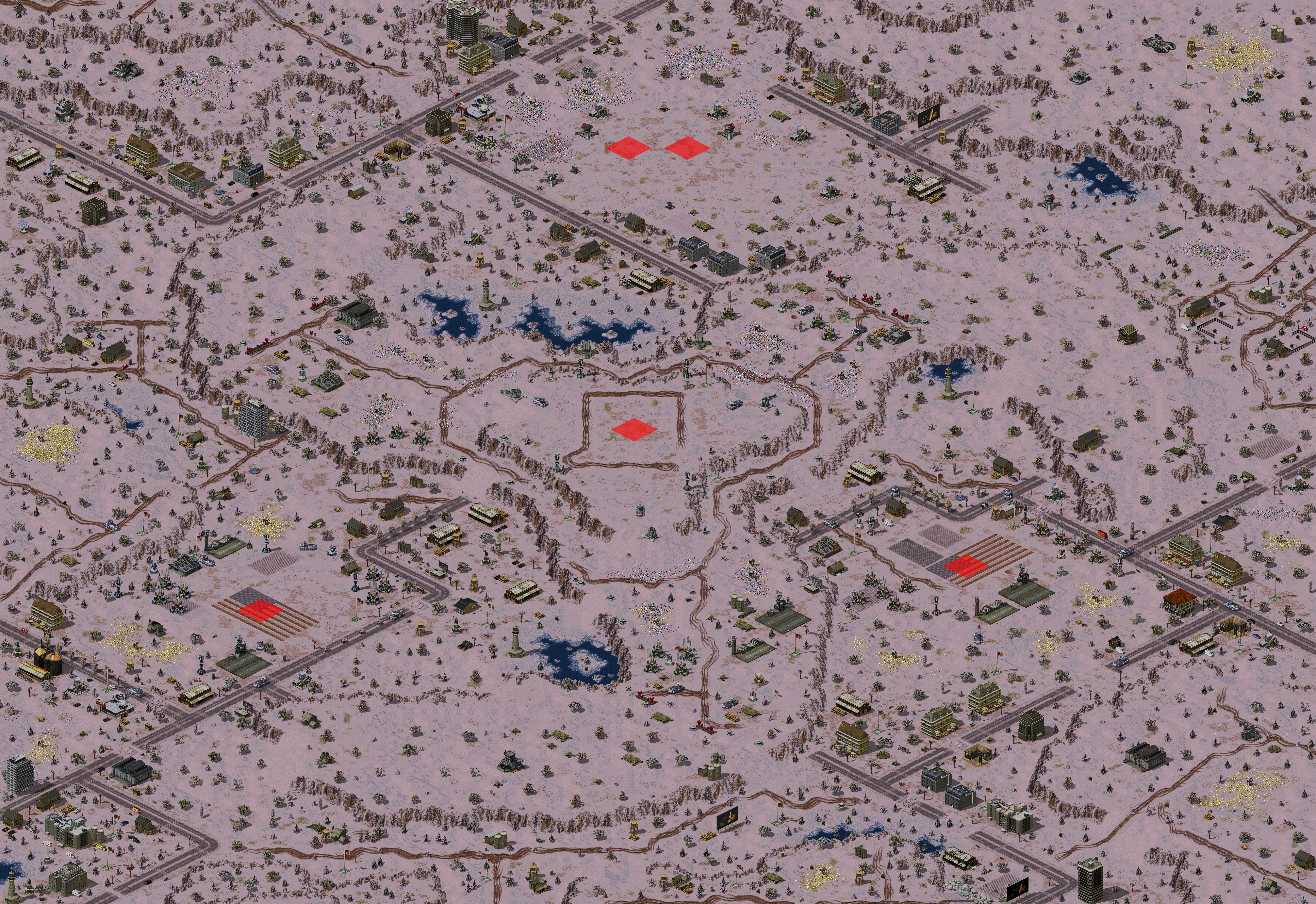 Rendered map: Freedom Challenge