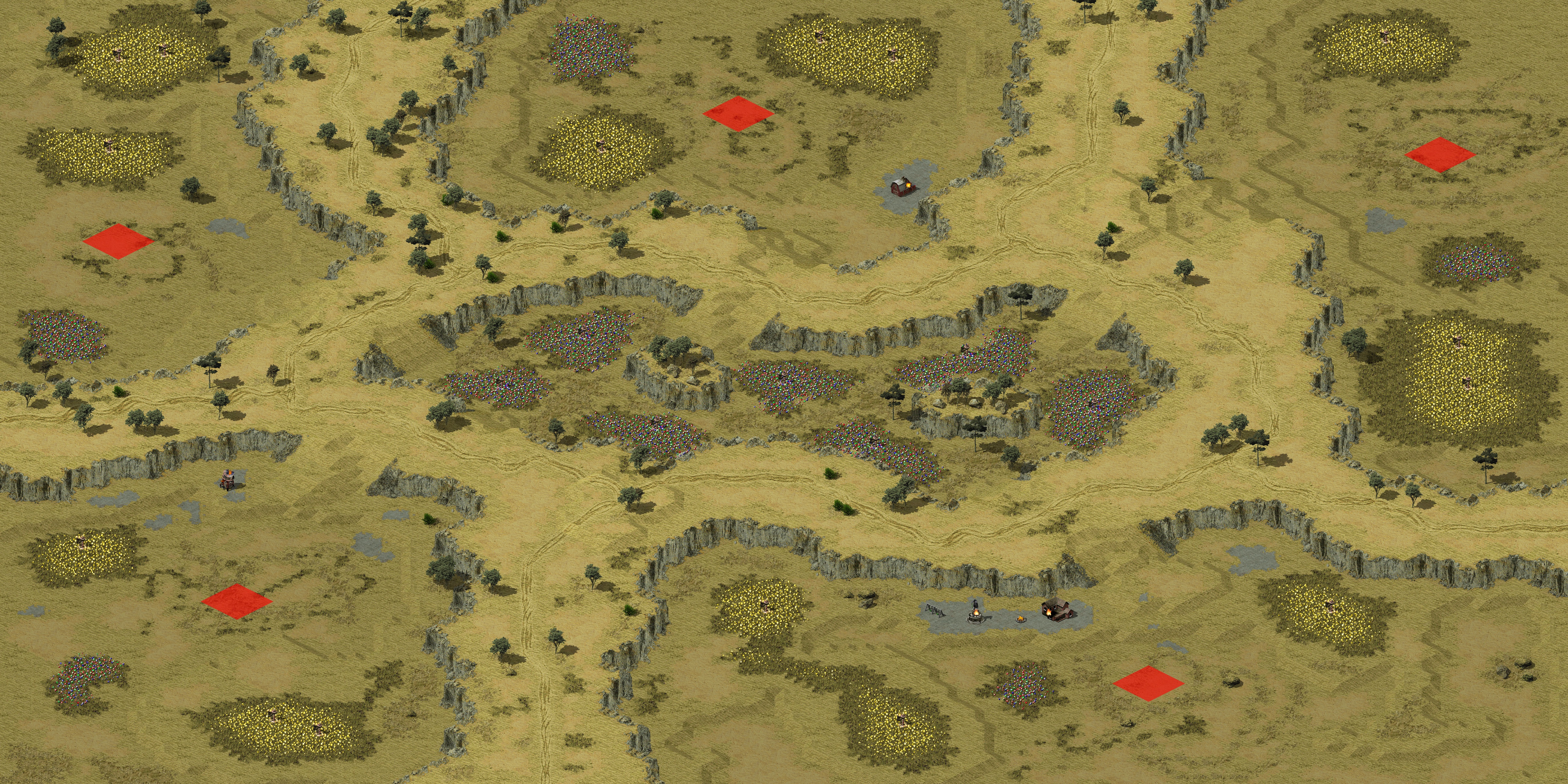 Rendered map: Tiberian Garden