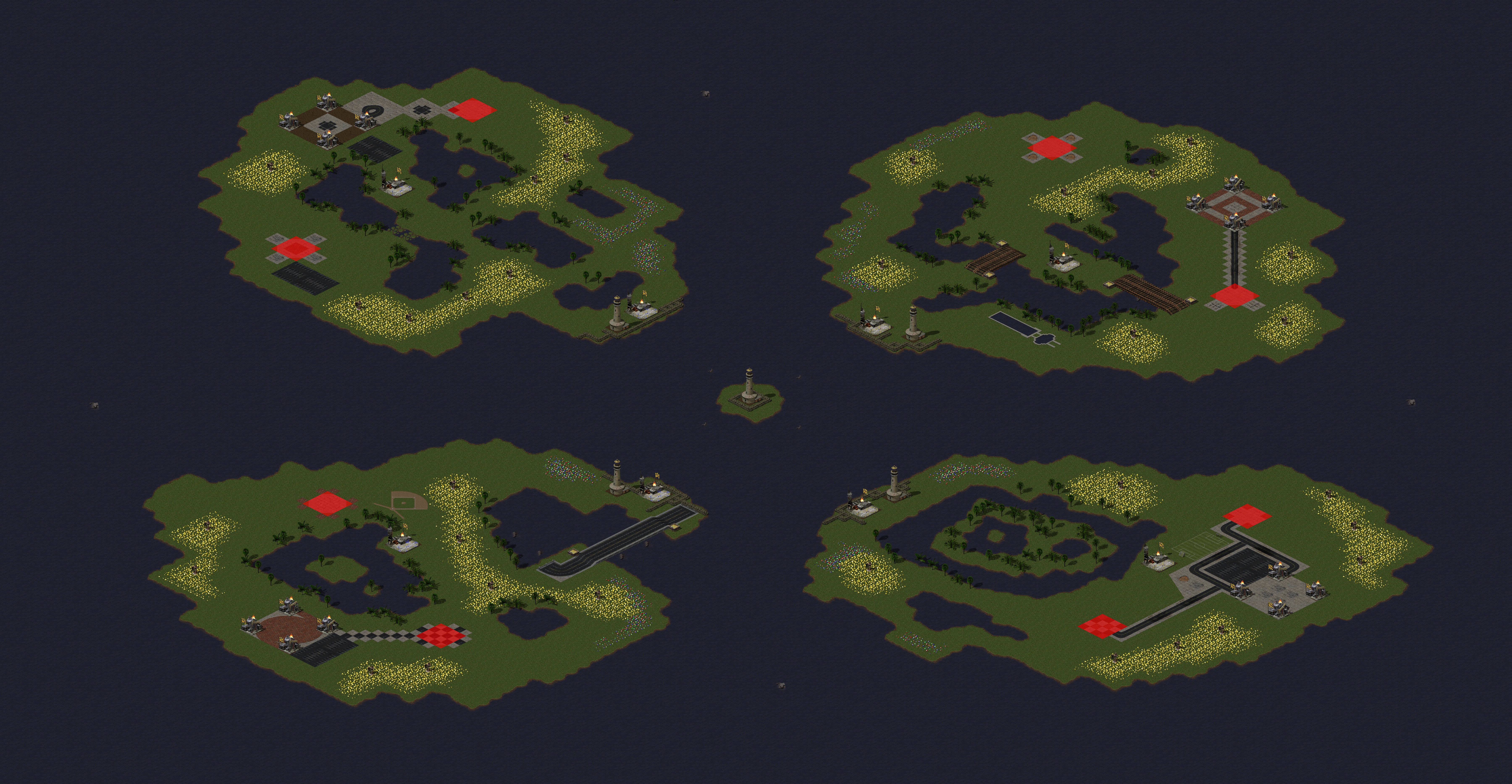 Rendered map: Tsunami After