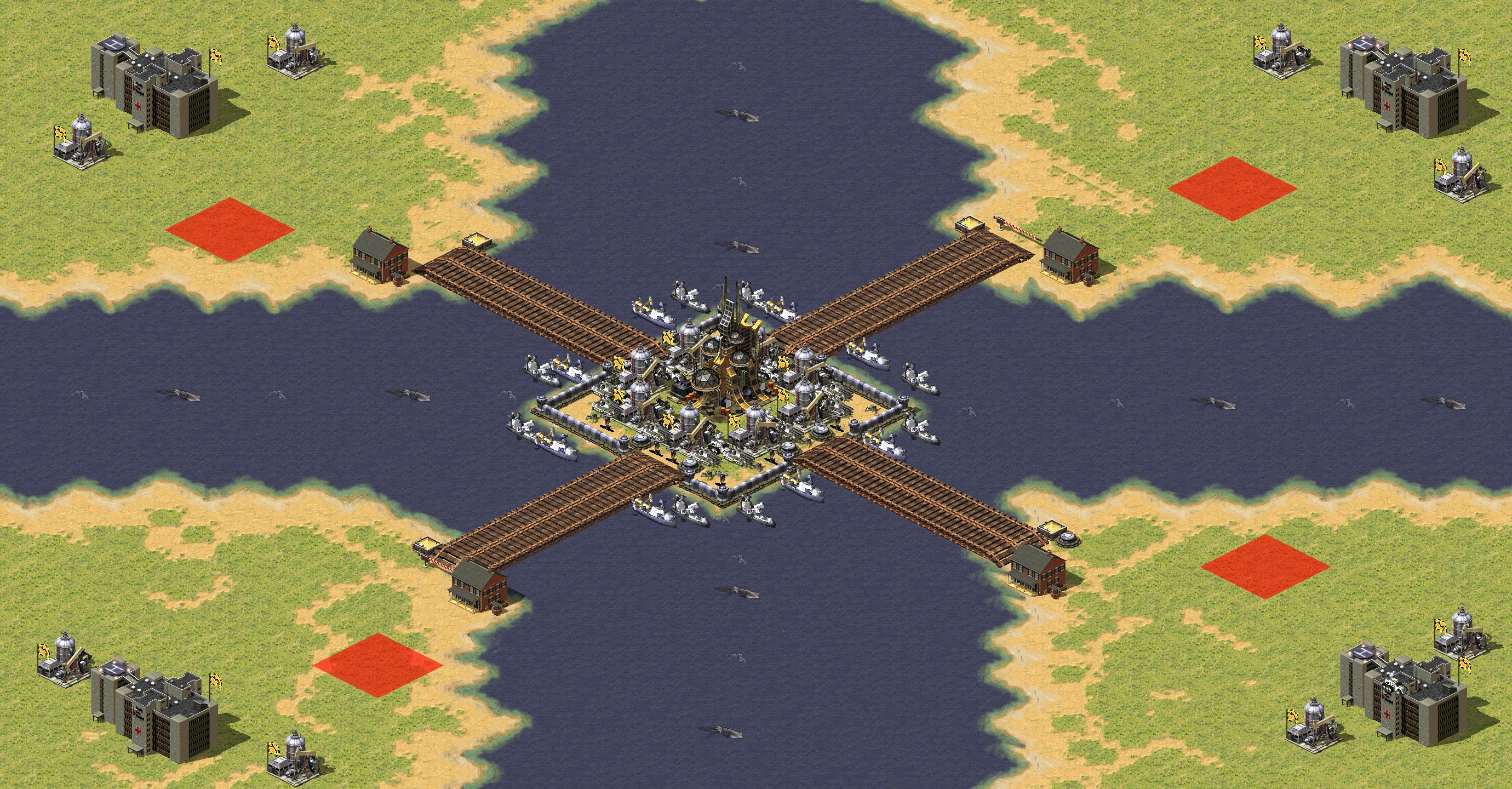 Rendered map: Island Dispute