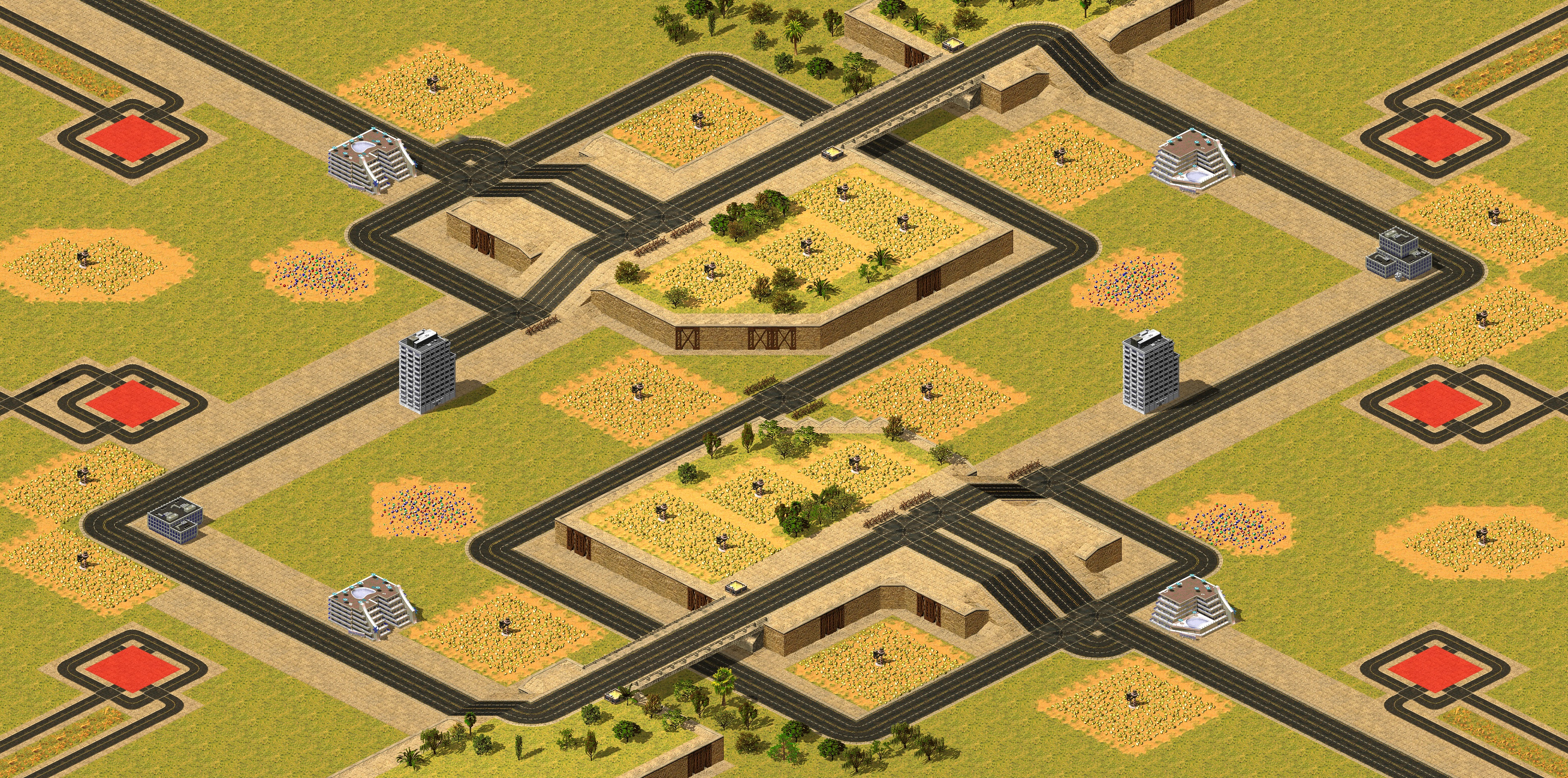Rendered map: The CrossRoad