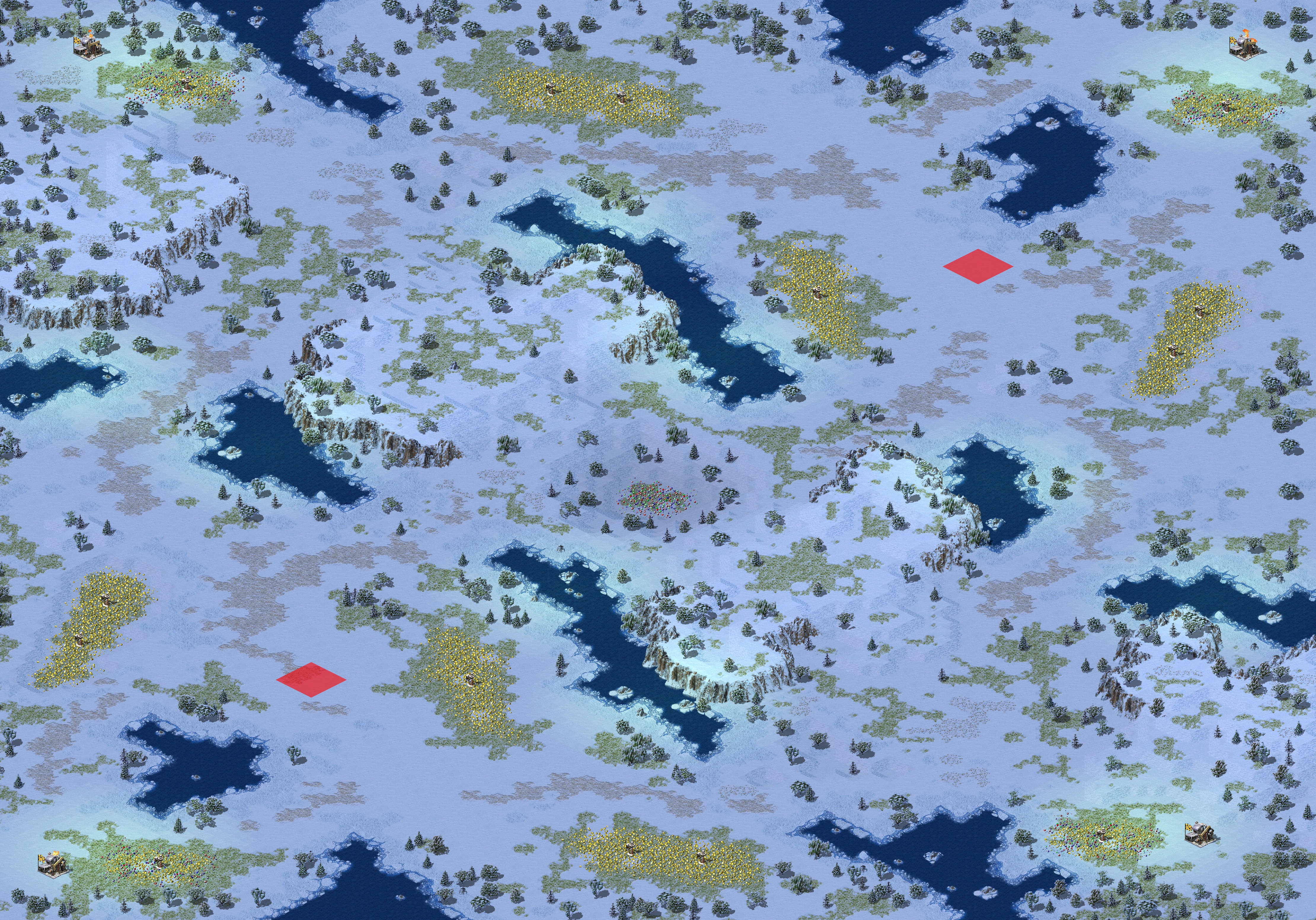 Rendered map: Emerald Lake