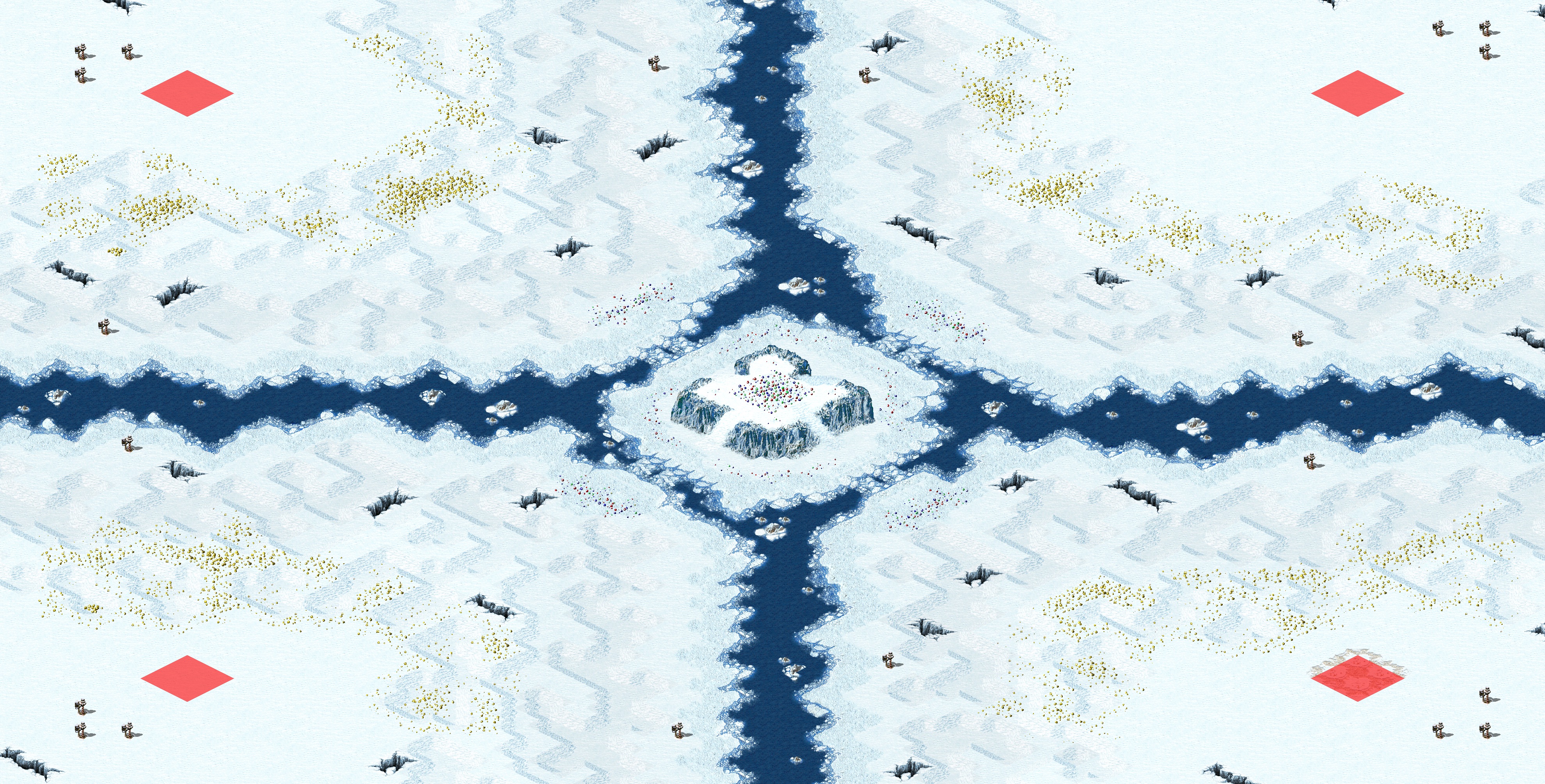 Rendered map: iceberg