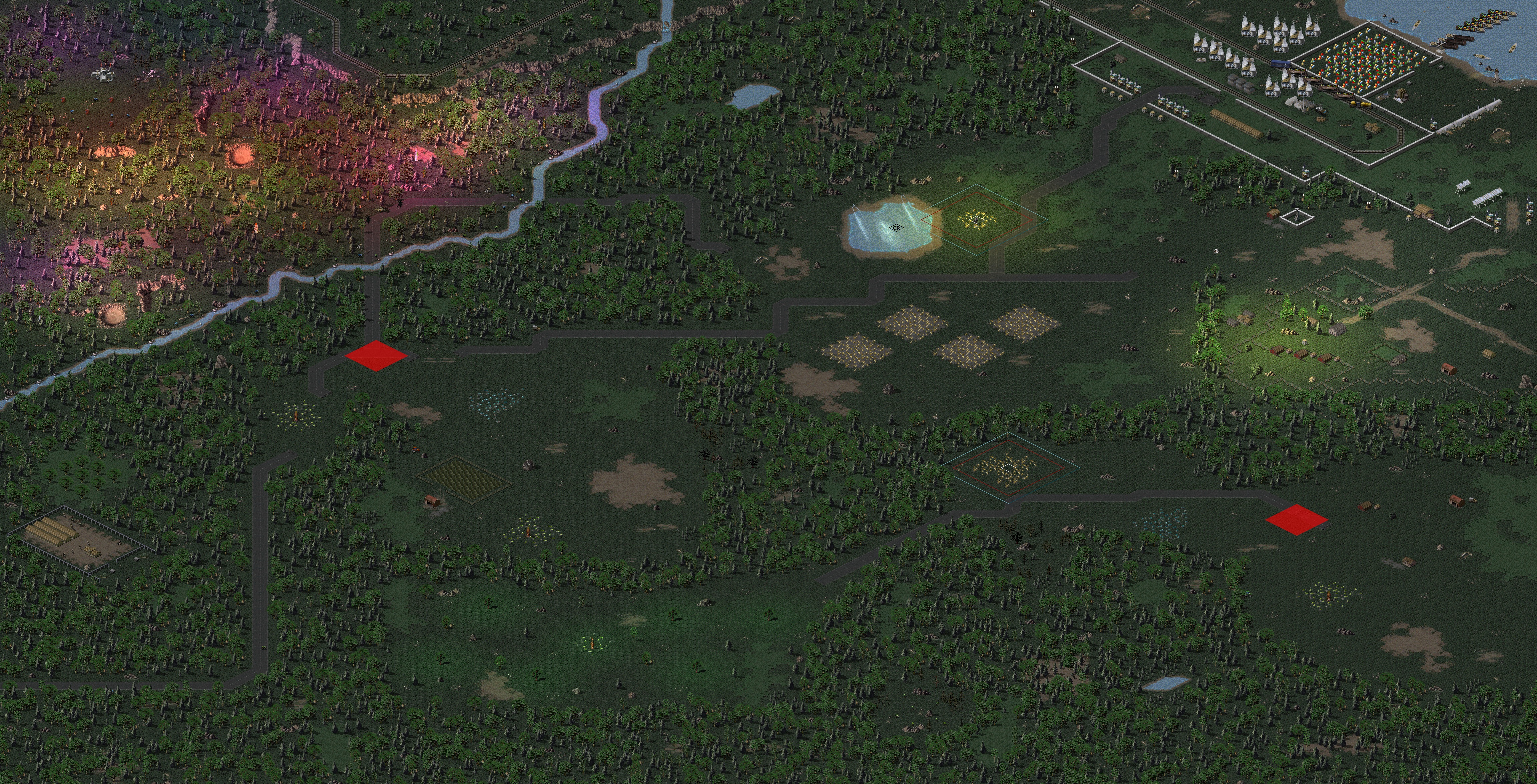 Rendered map: [2] Forest Clearing