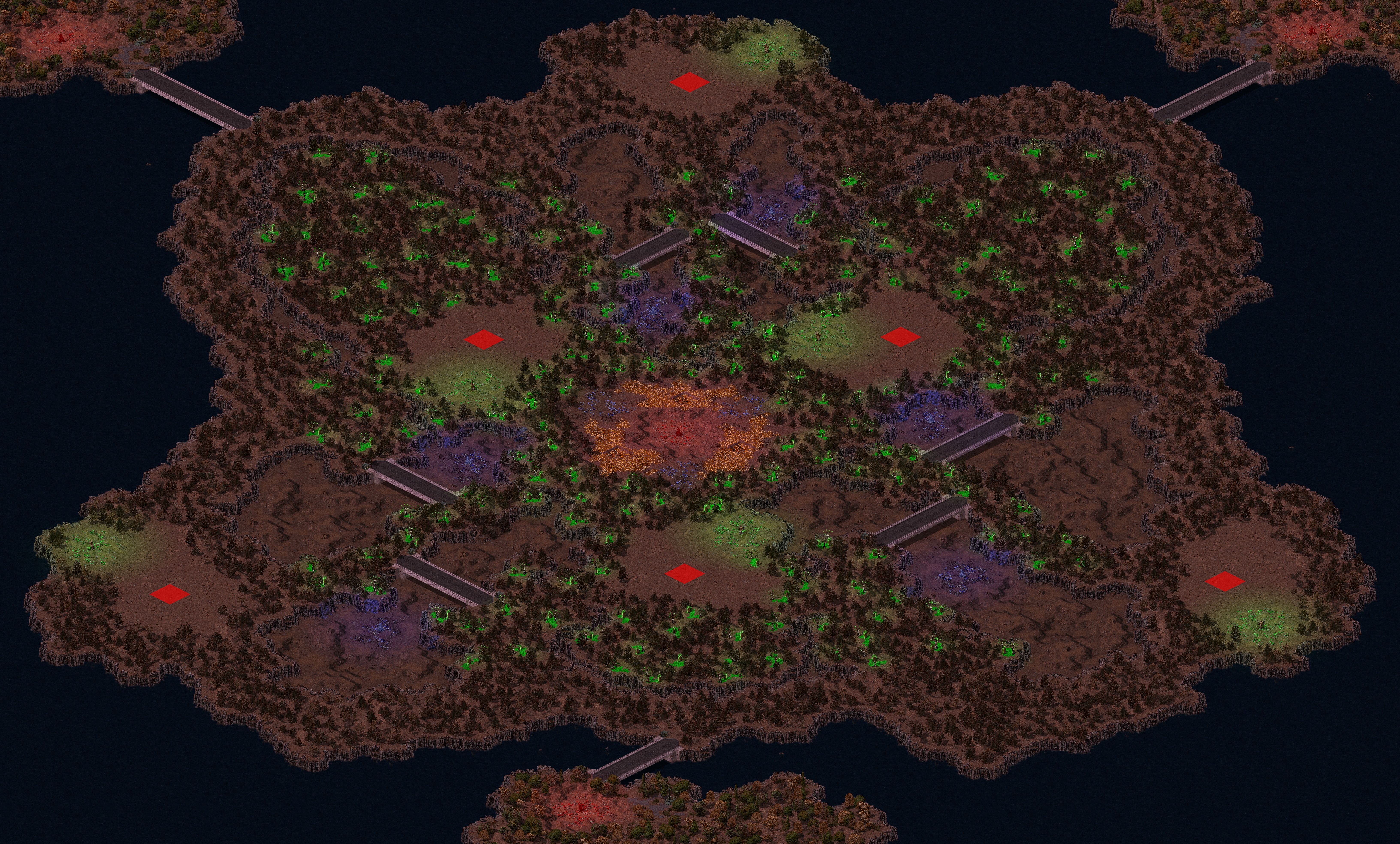 Rendered map: ...And A Hard Place