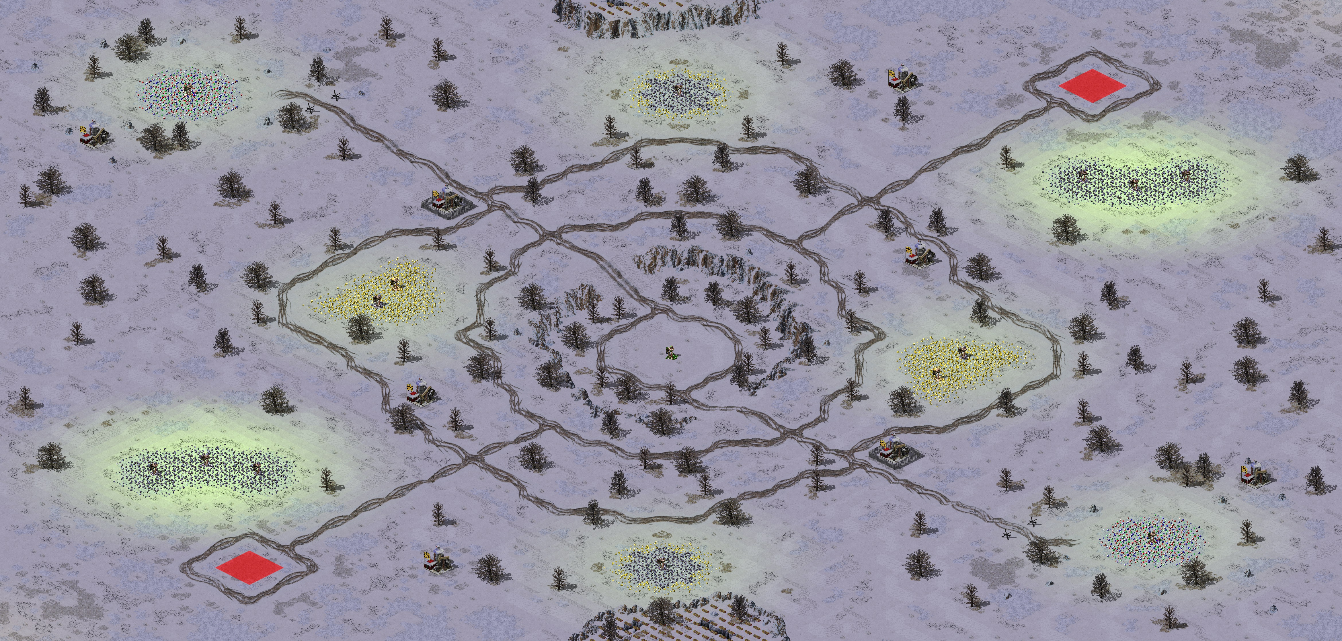 Rendered map: Snowpiercer
