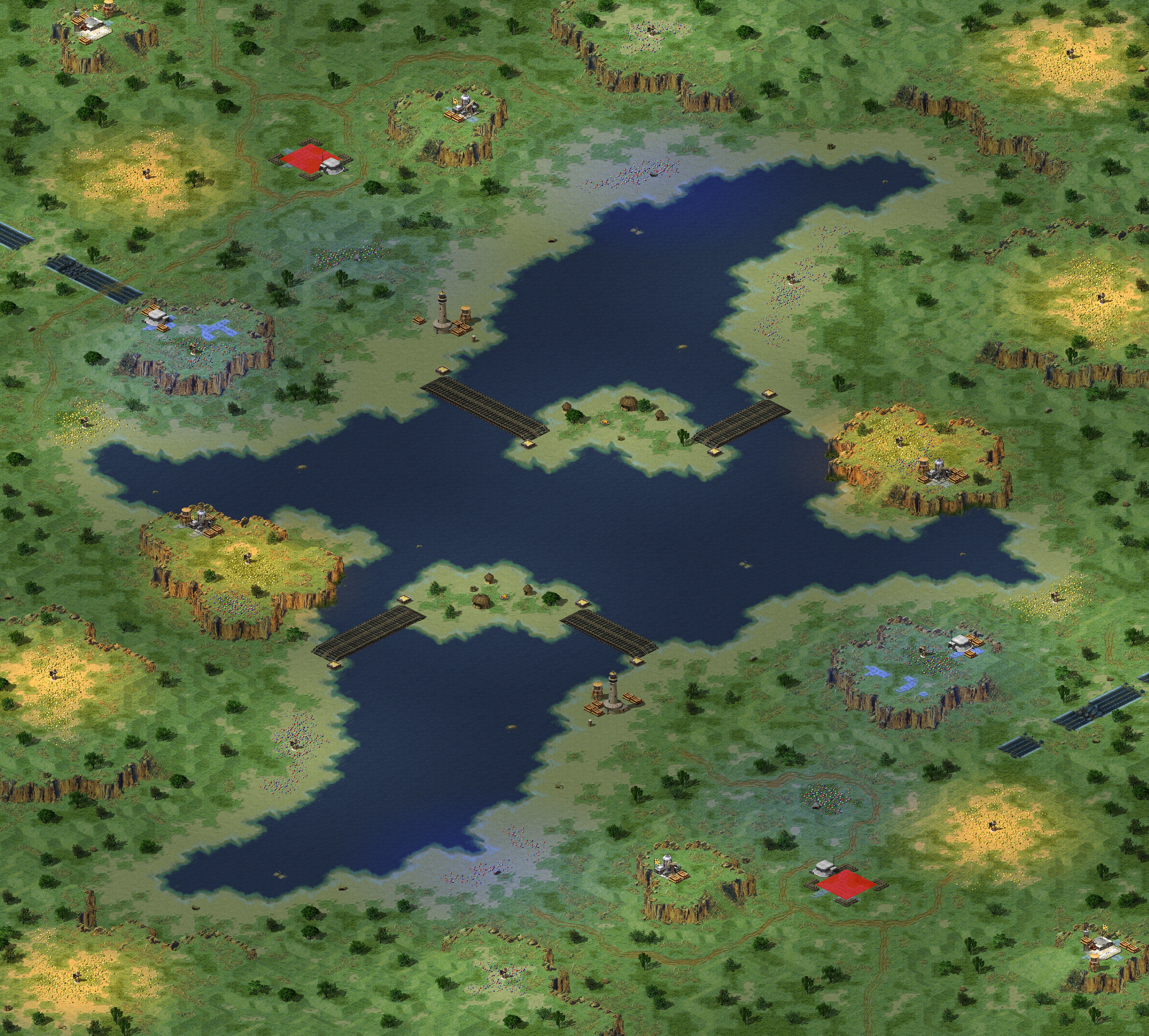 Rendered map: 断崖