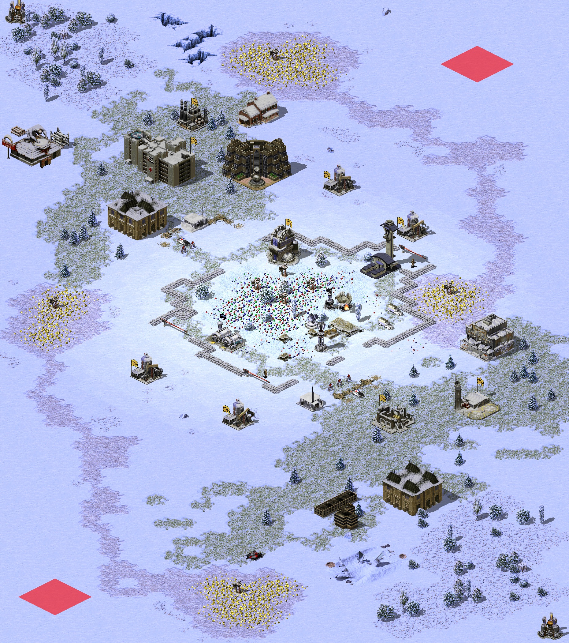 Rendered map: Freeze point