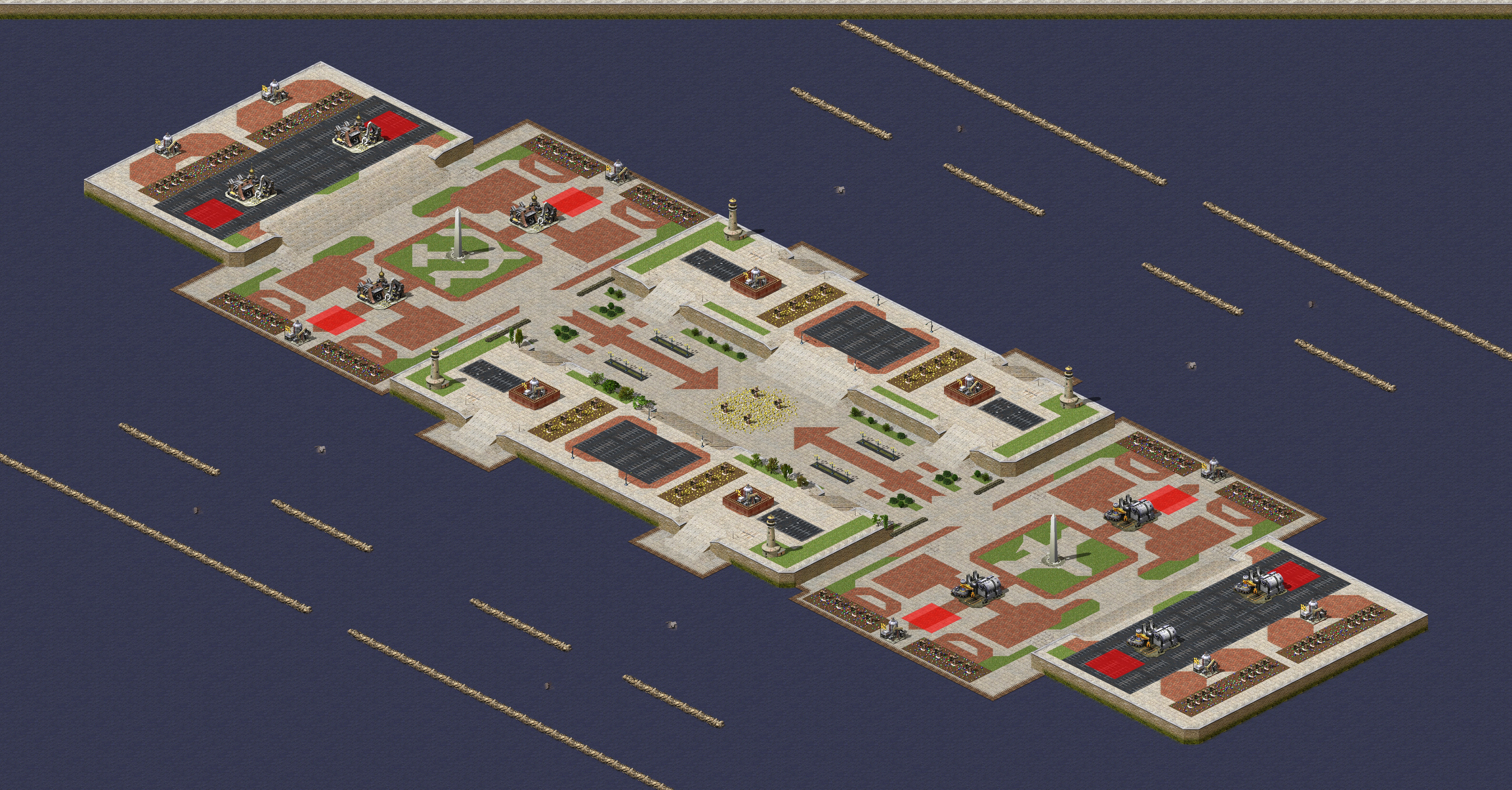 Rendered map: Land Sea Air 4v4