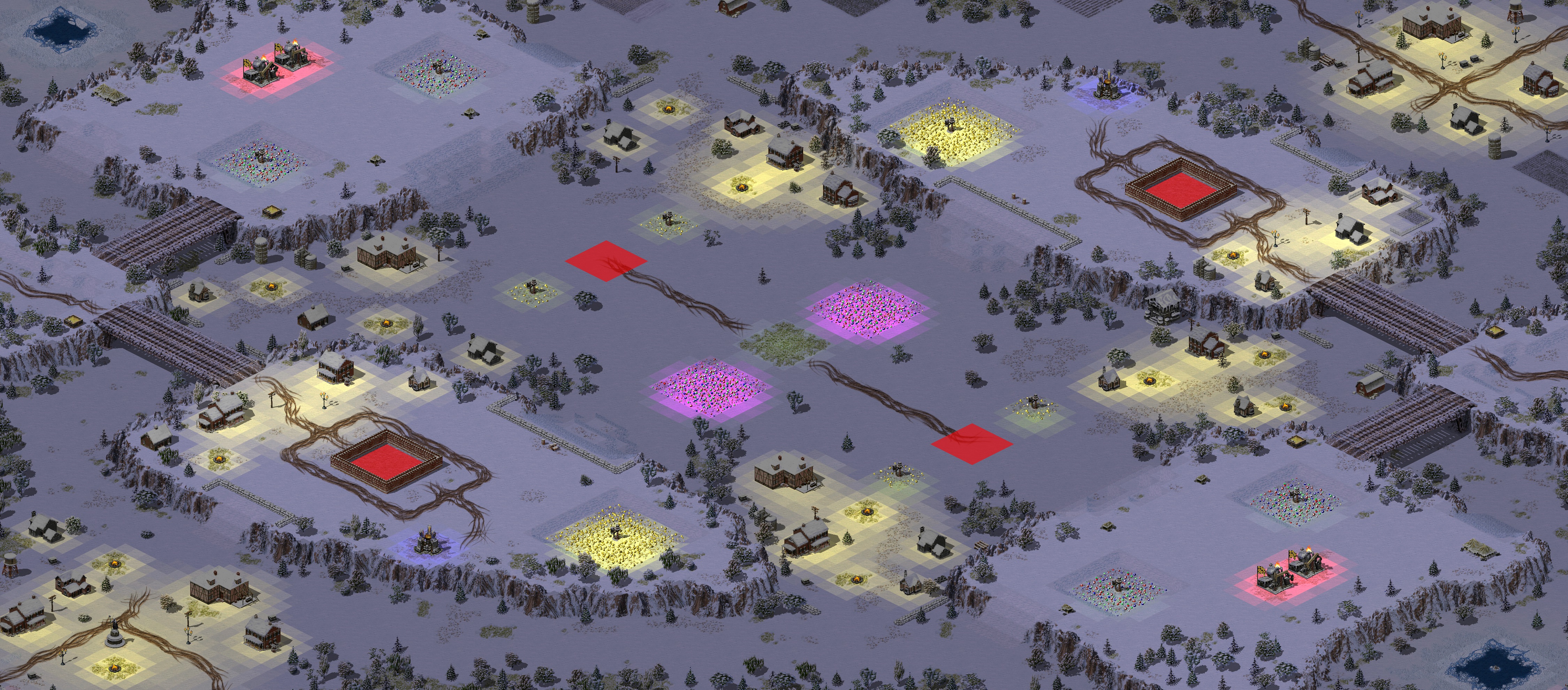 Rendered map: Advance and Retreat