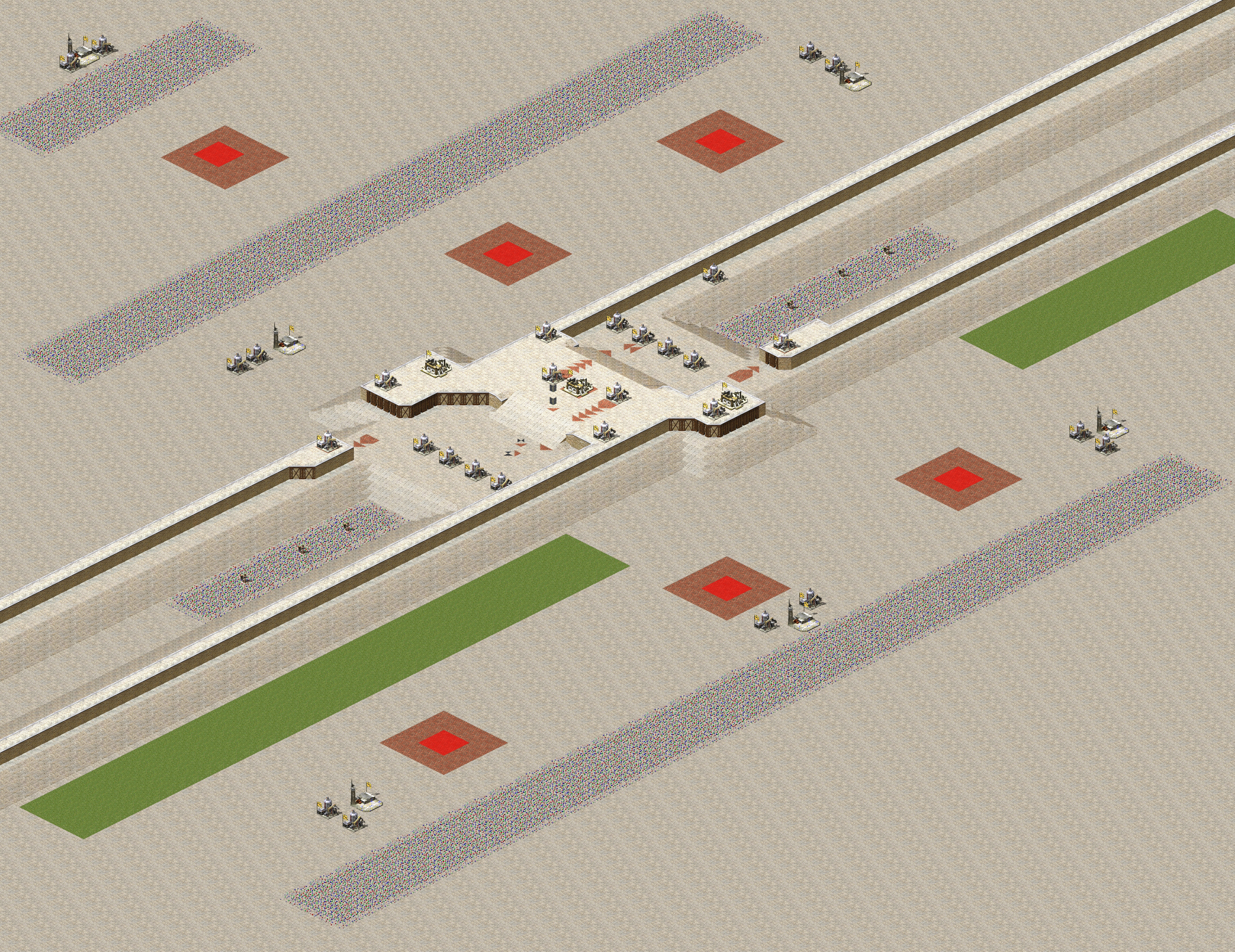 Rendered map: One Wall 3v3