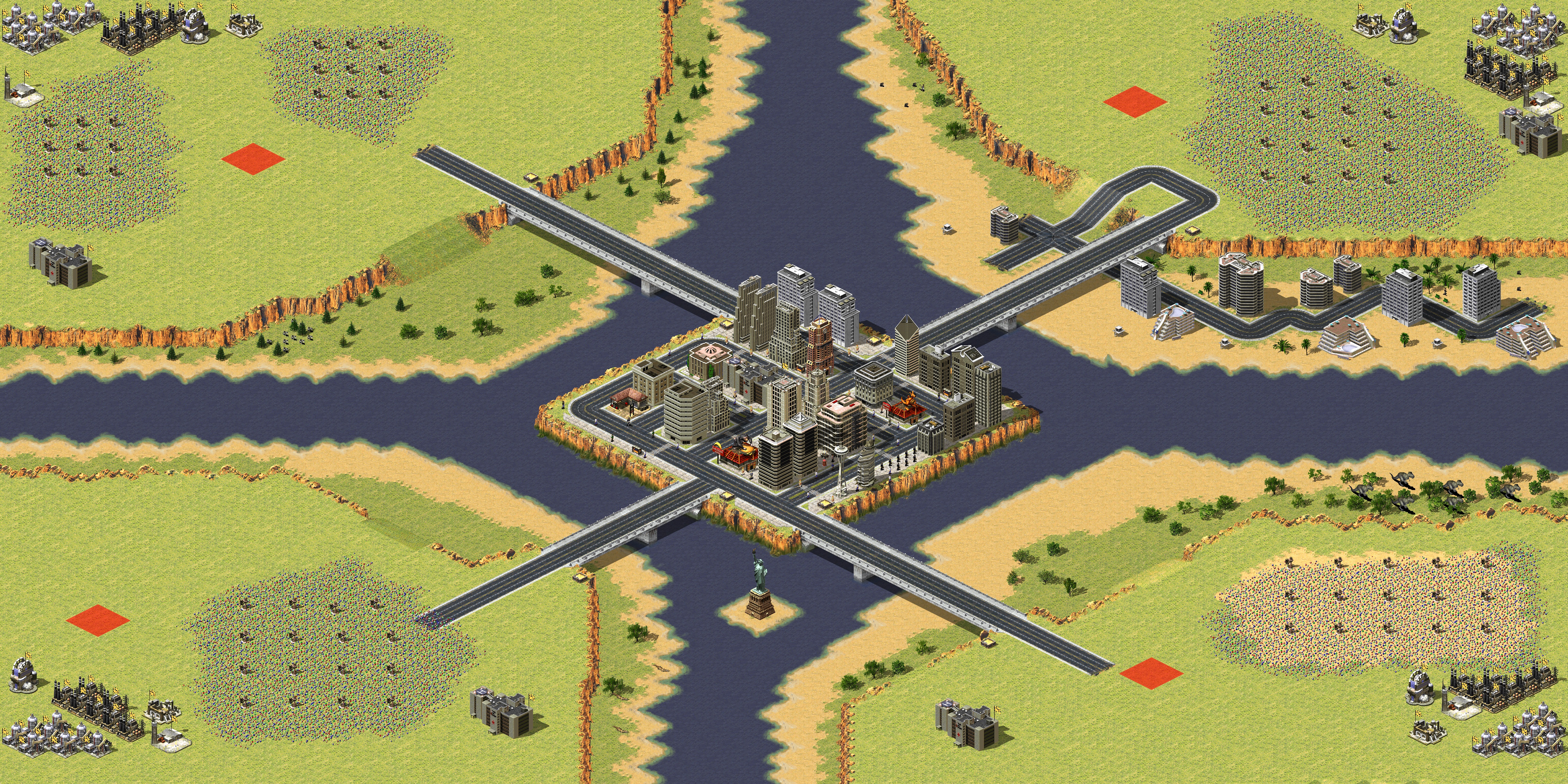 Rendered map: XcrossWater