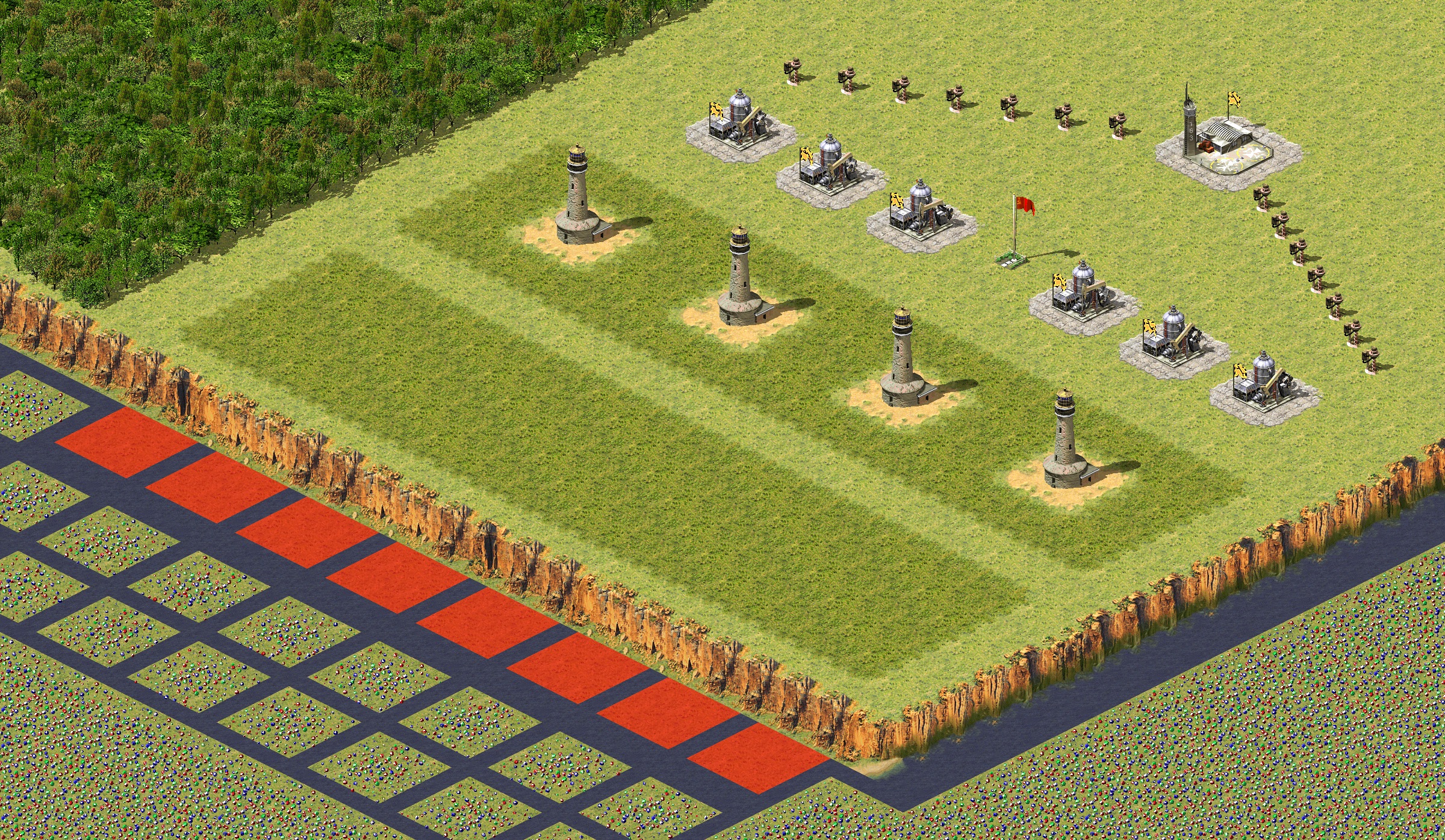 Rendered map: Cliff Survival Patch 2