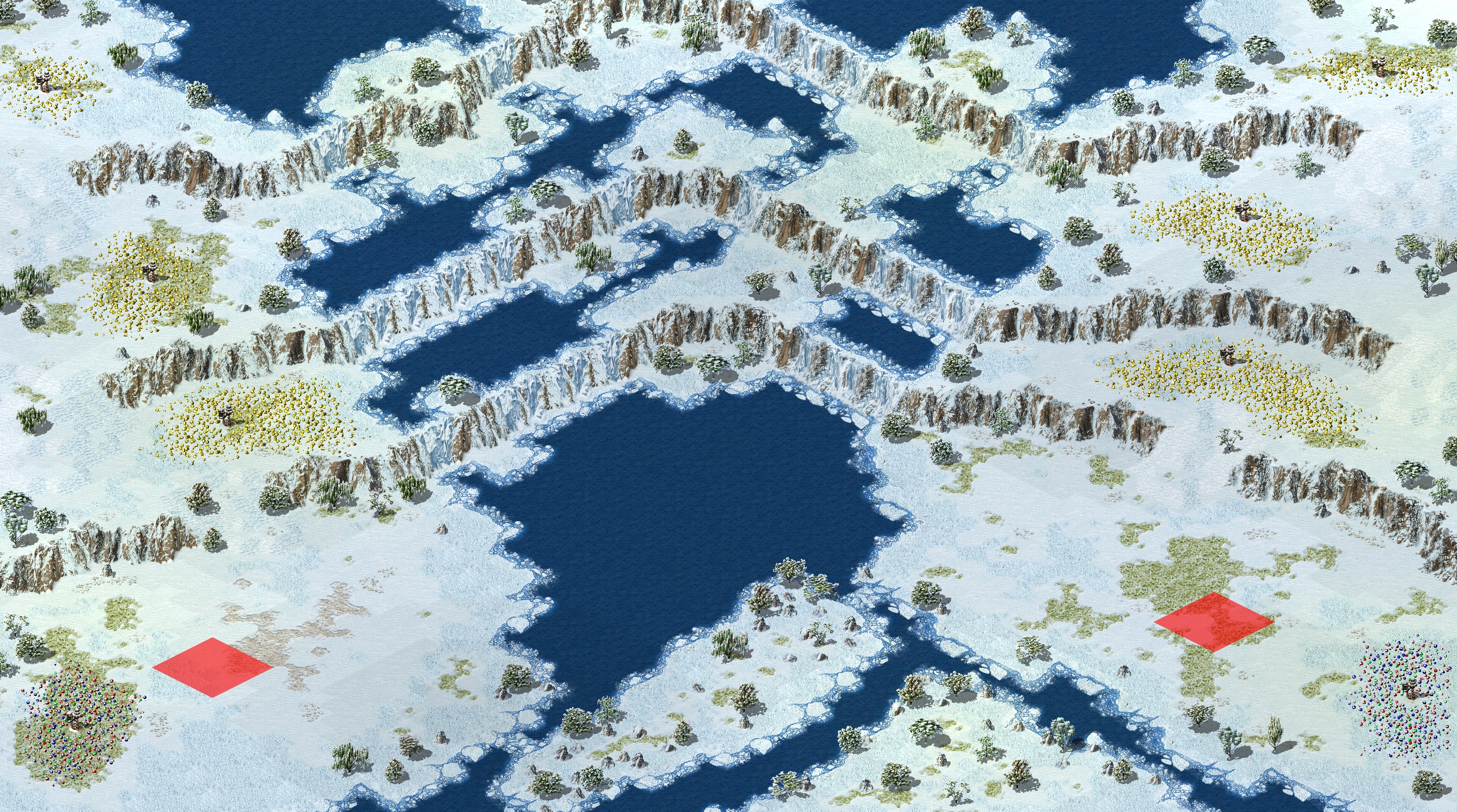 Rendered map: Glacier Rush