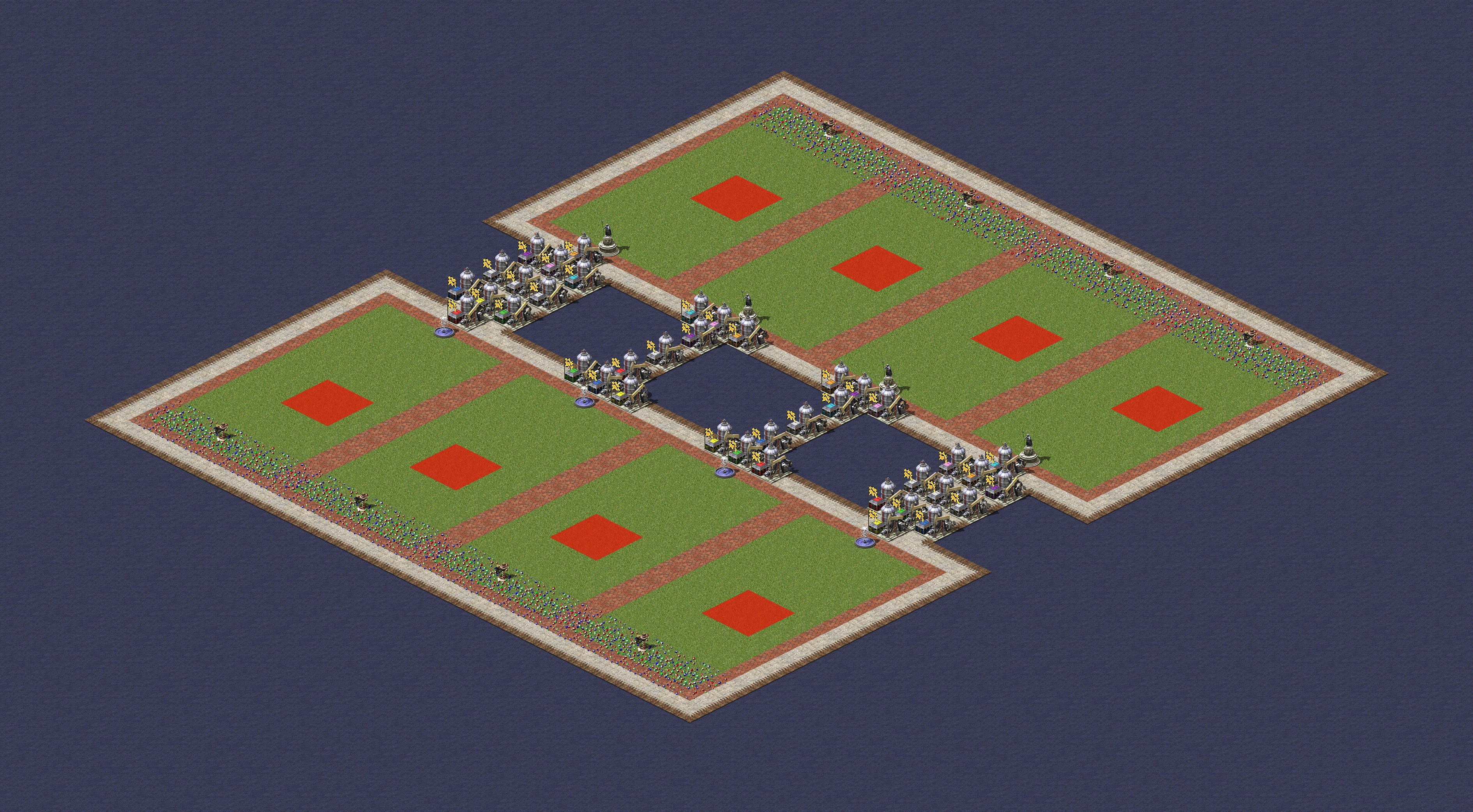Rendered map: Newbie: Kindergarten & Nursing Home 4v4