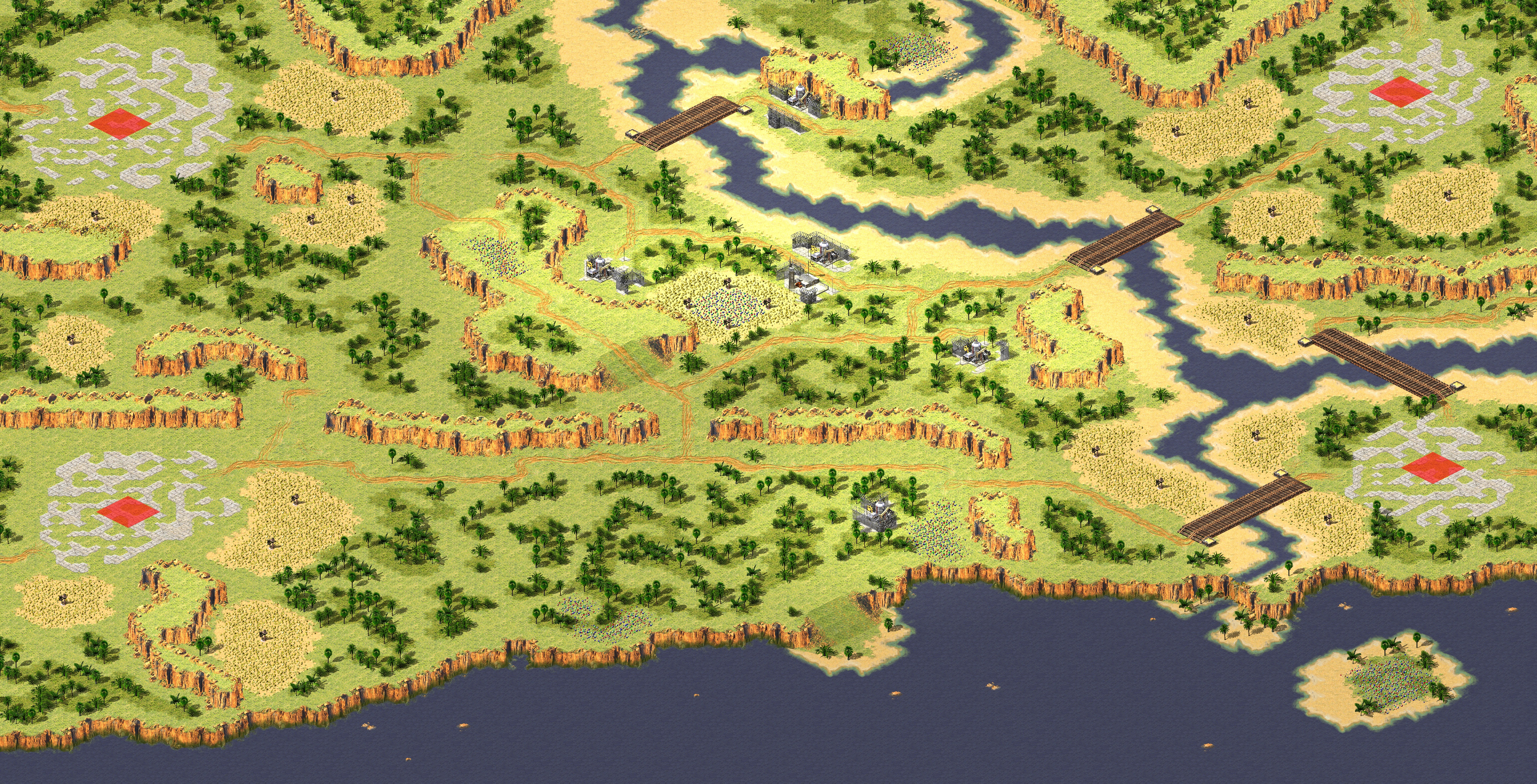 Rendered map: Reborn 2.0 - Jungle Trouble