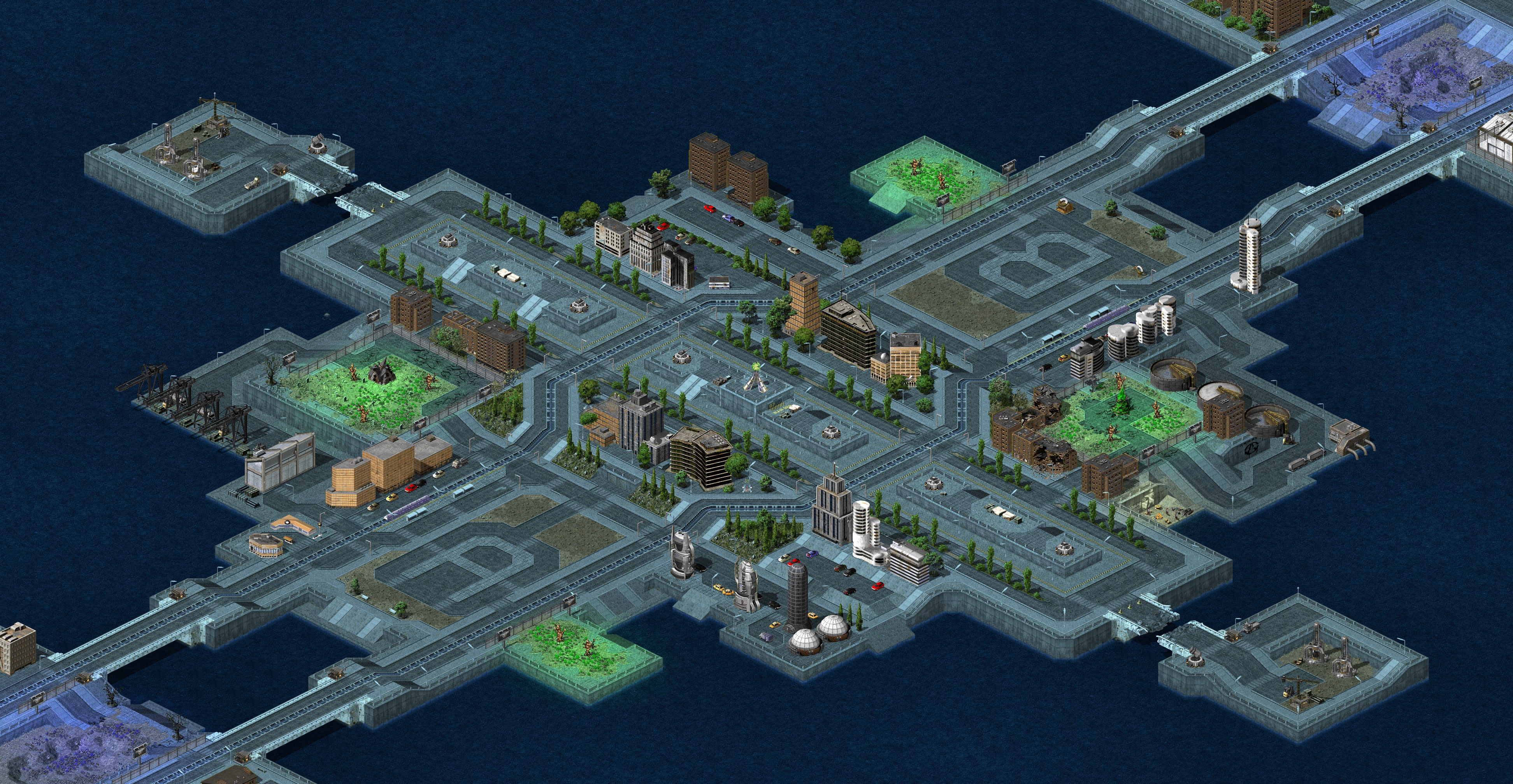 Rendered map: [2] Tournament City