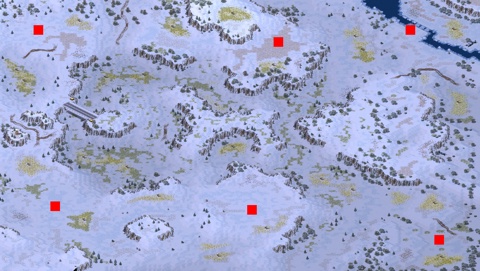Rendered preview of Caverns of Siberia 3v3 Edit