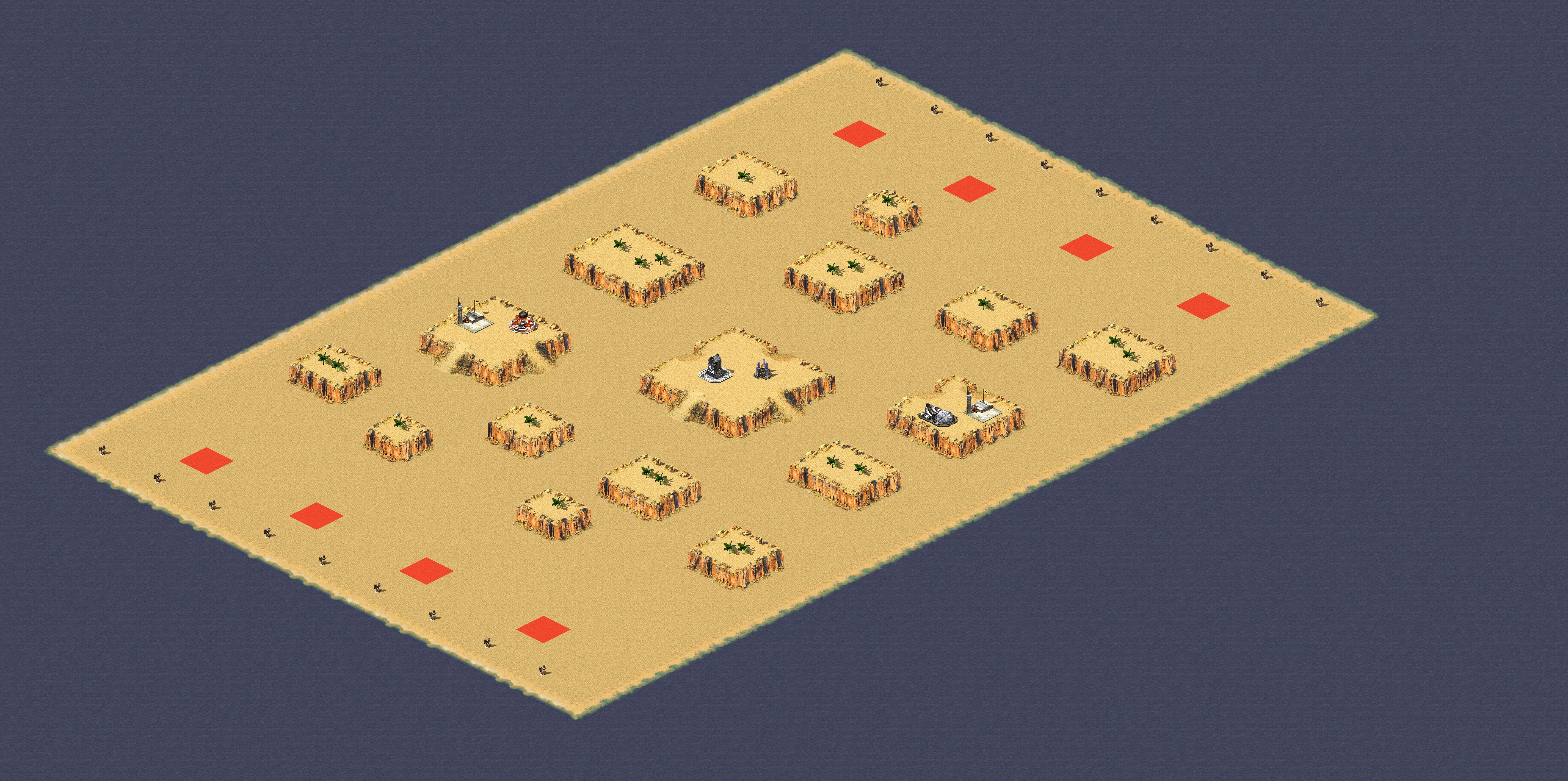 Rendered map: 沙漠突突之4v4