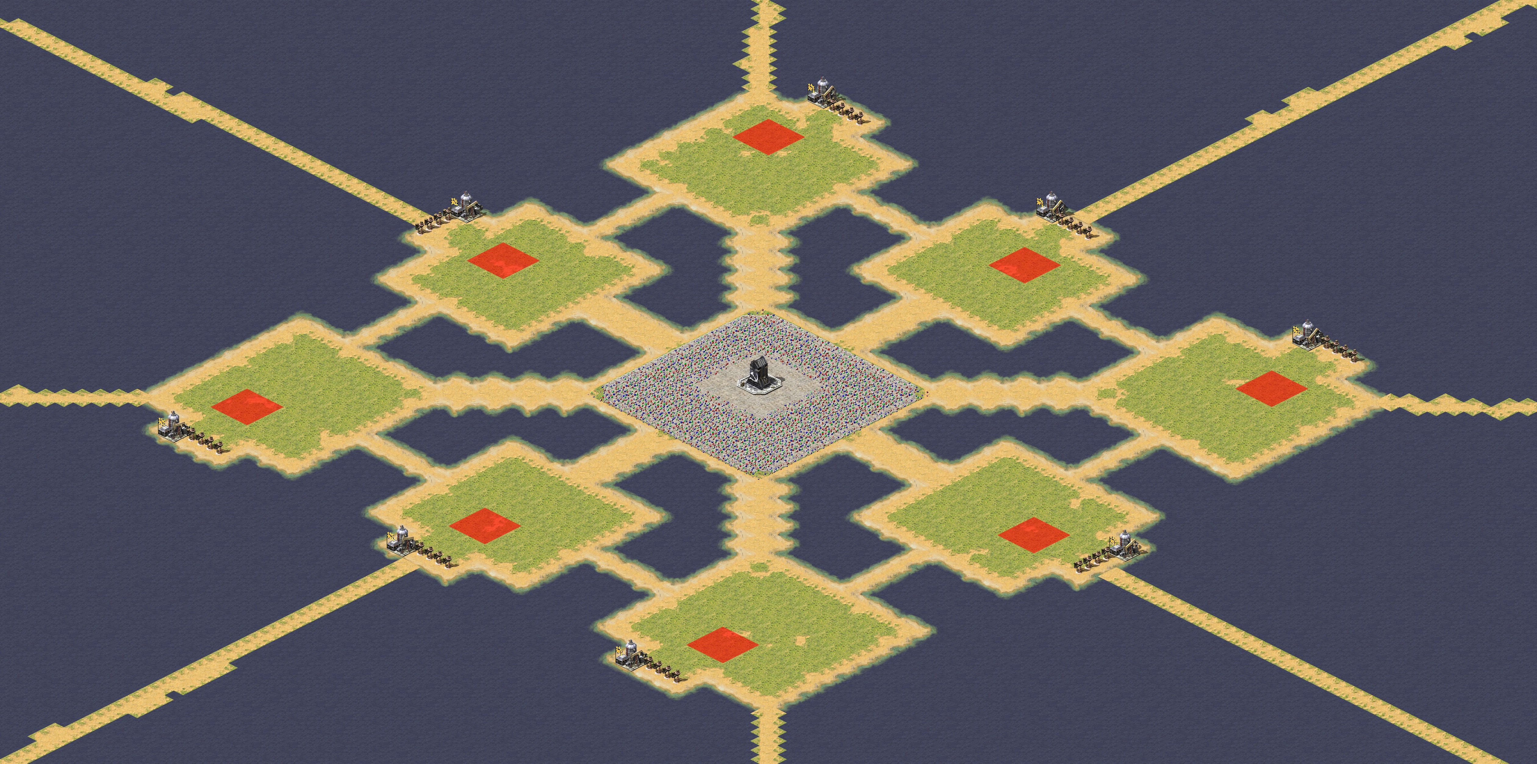 Rendered map: Super Nuke Patch of Land