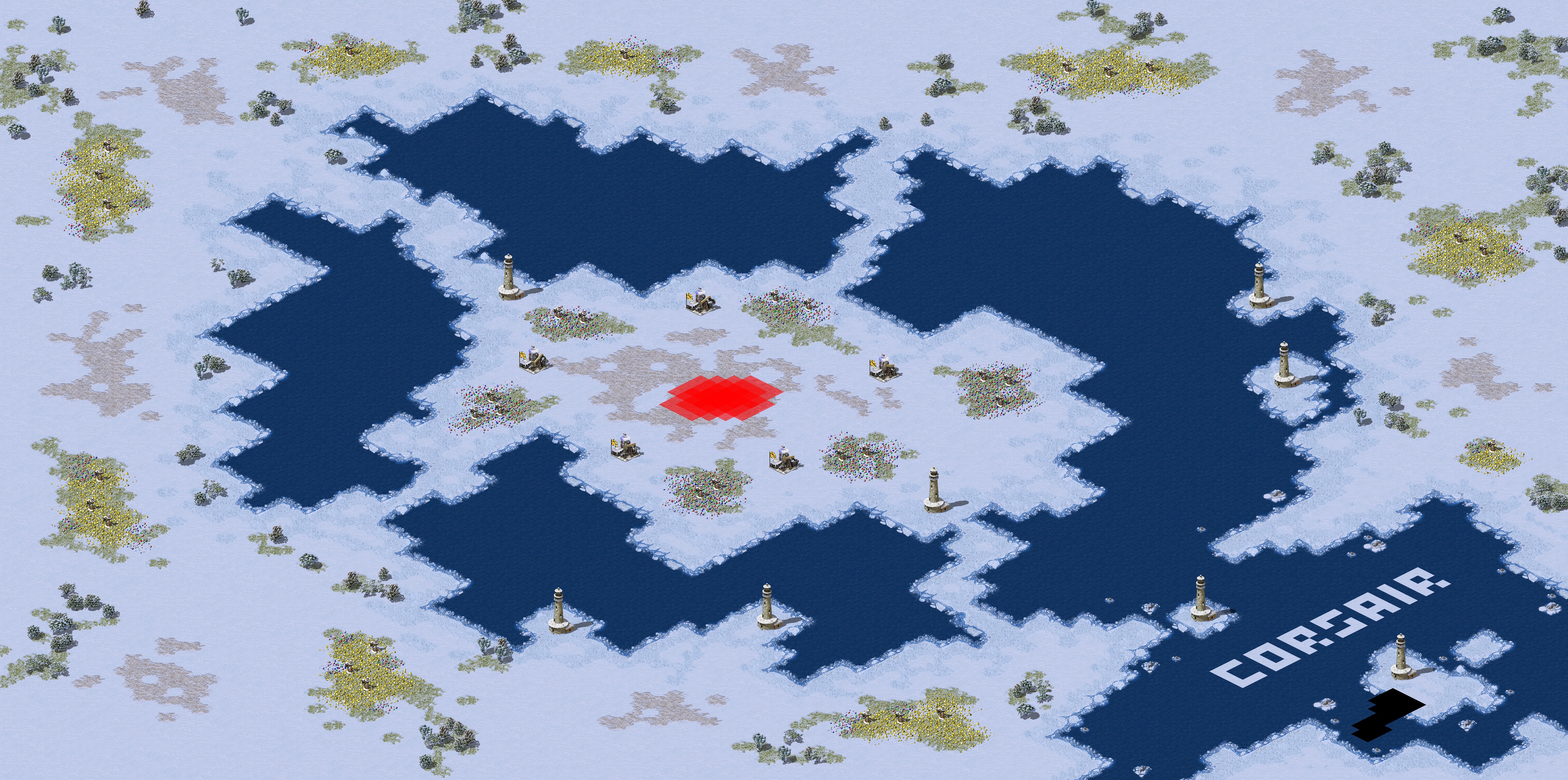 Rendered map: 海盗王与七武海