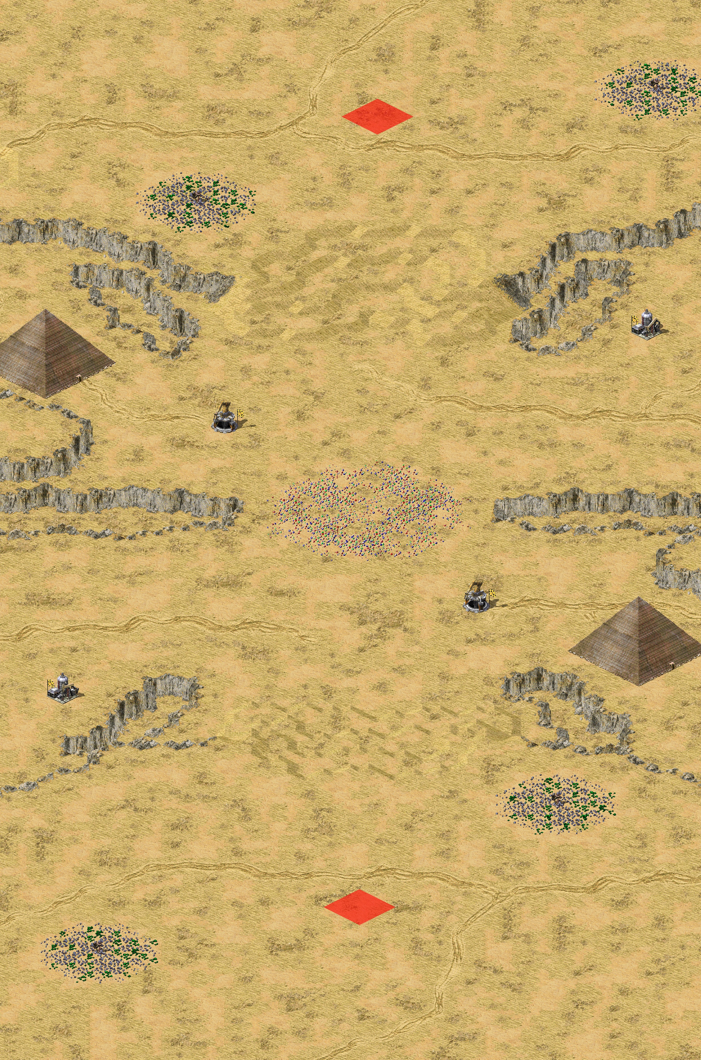 Rendered map: Tournament Dune
